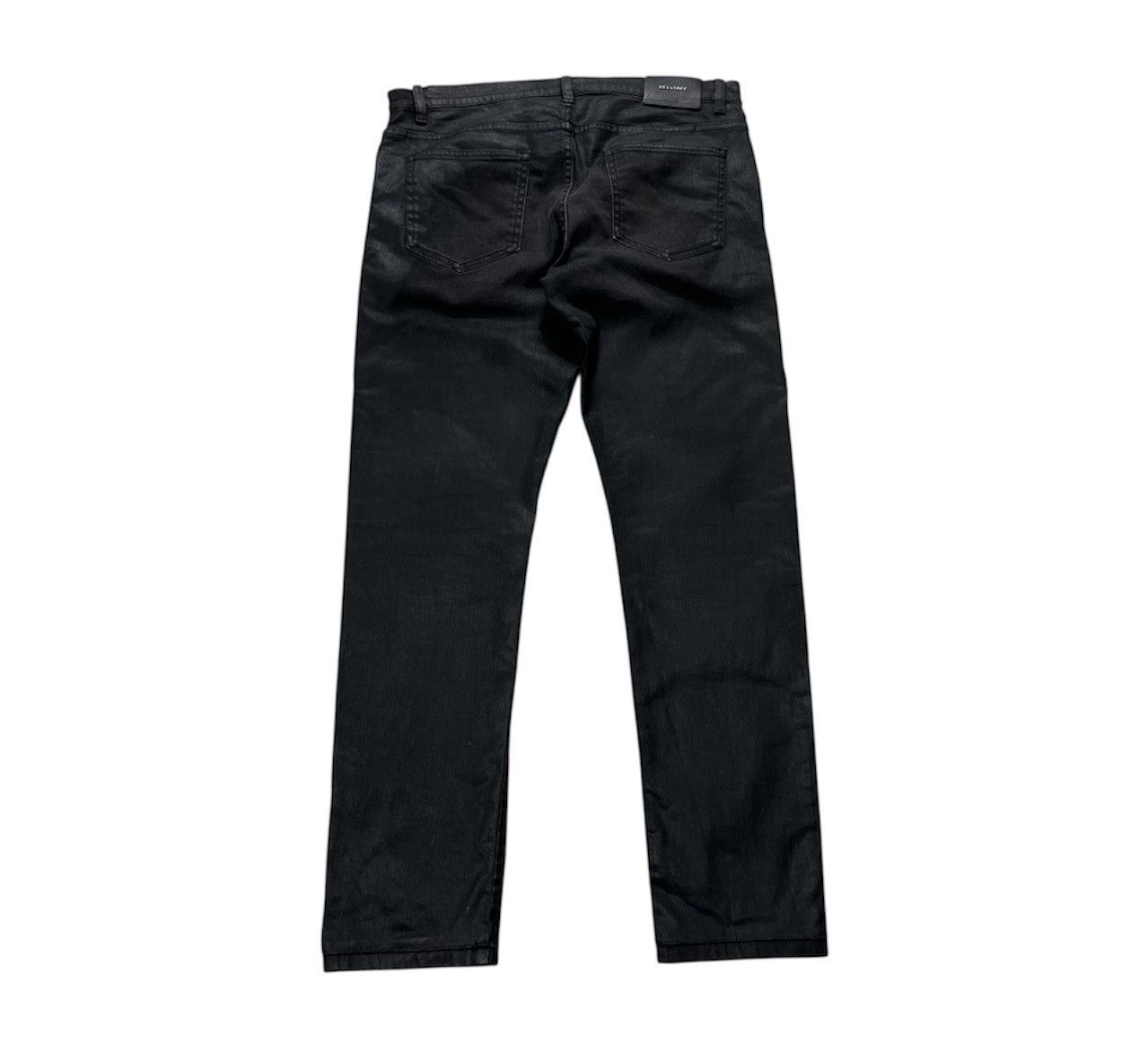 Belstaff Belstaff England waxed motorcycle slim fit pants with pocket Size US 33 - 2 Thumbnail