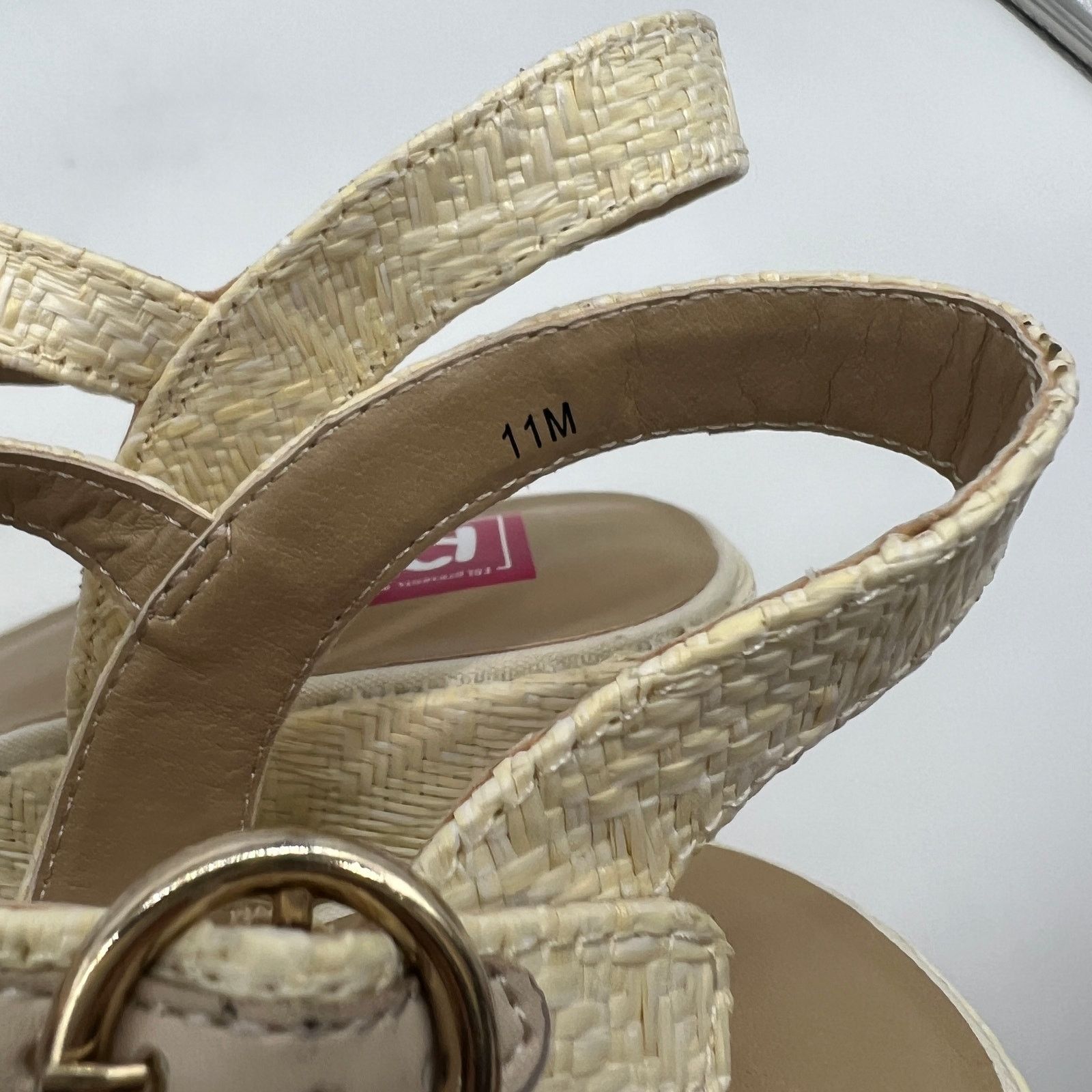 Other Women Block Shoes Platform Flat Wedge Casual Open Toe Size US 11 / IT 41 - 11 Thumbnail