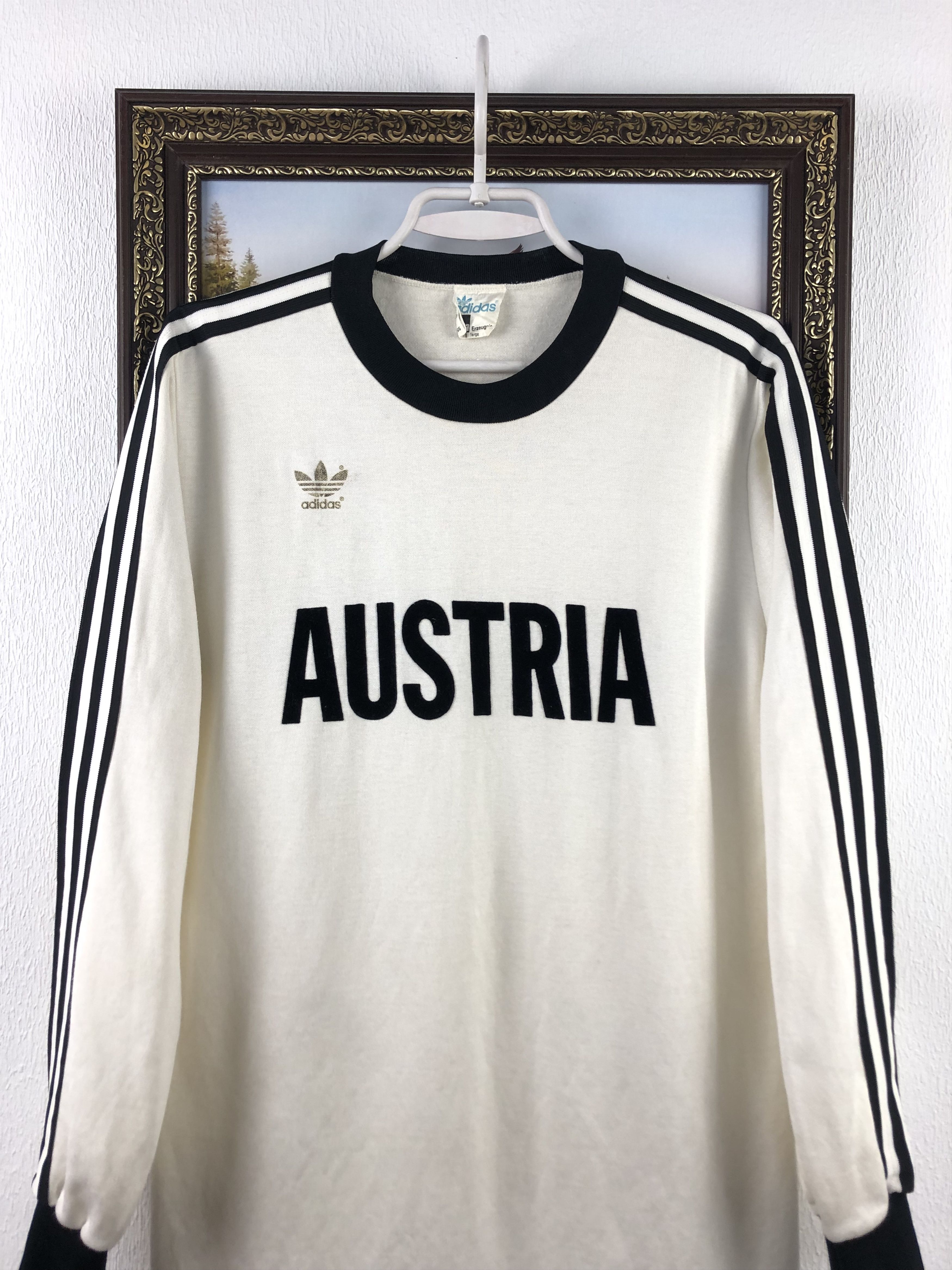 Adidas Vintage West Germany Austria Football Shirt Soccer Jersey Size US L / EU 52-54 / 3 - 2 Thumbnail