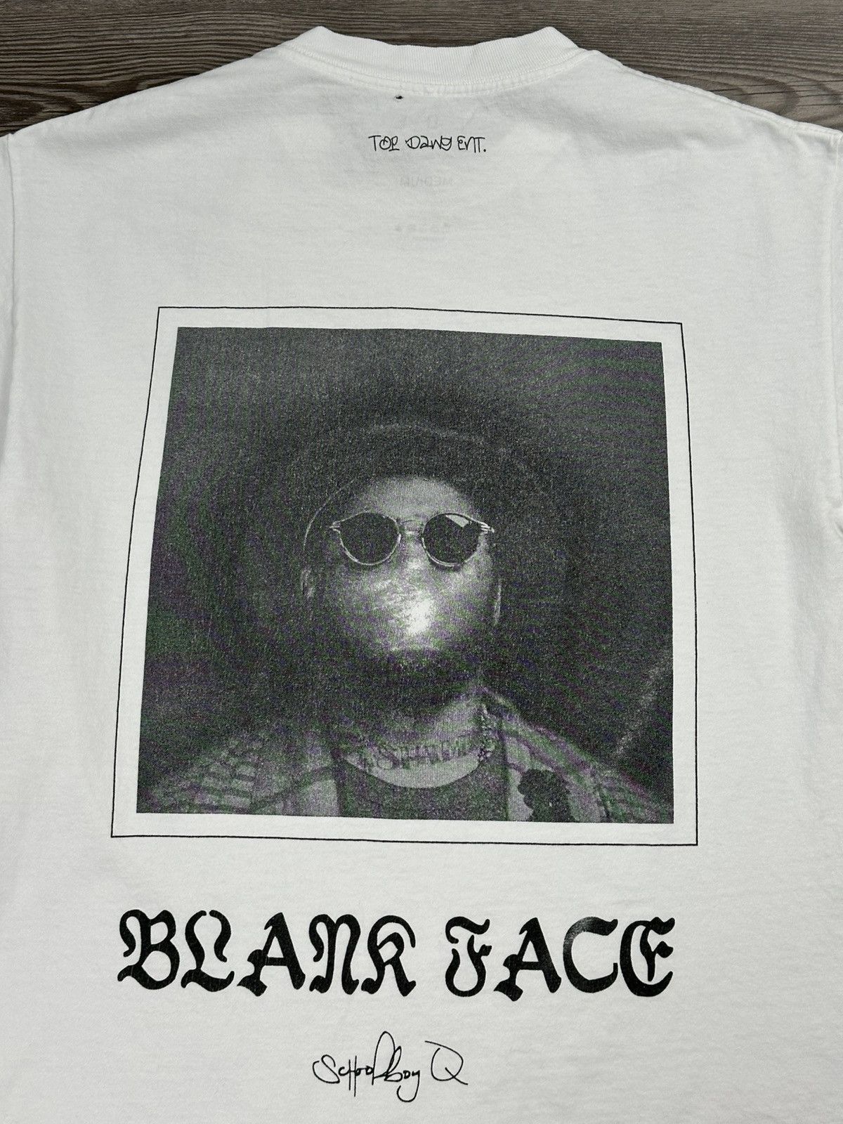 Rap Tees ScHoolboy Q Blank Face That Part T Shirt Size US M / EU 48-50 / 2 - 4 Thumbnail