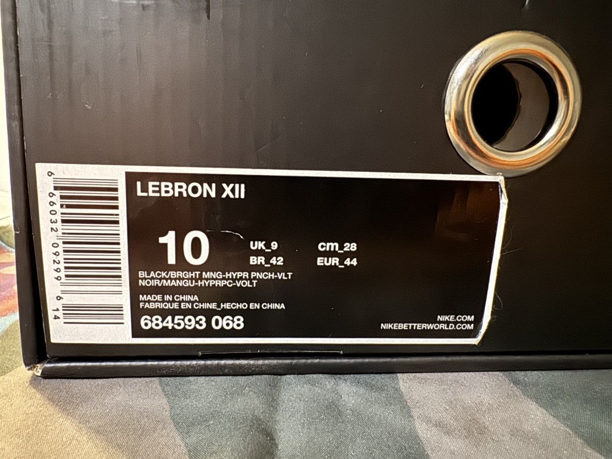Nike LEBRON XII Mango Size US 10 / EU 43 - 10 Thumbnail