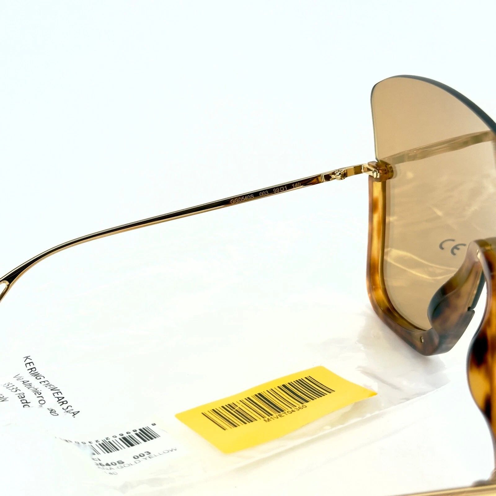 Gucci GUCCI GG0540S STAR 0540 Blonde Mirrored Sunglasses 003 Size ONE SIZE - 3 Thumbnail