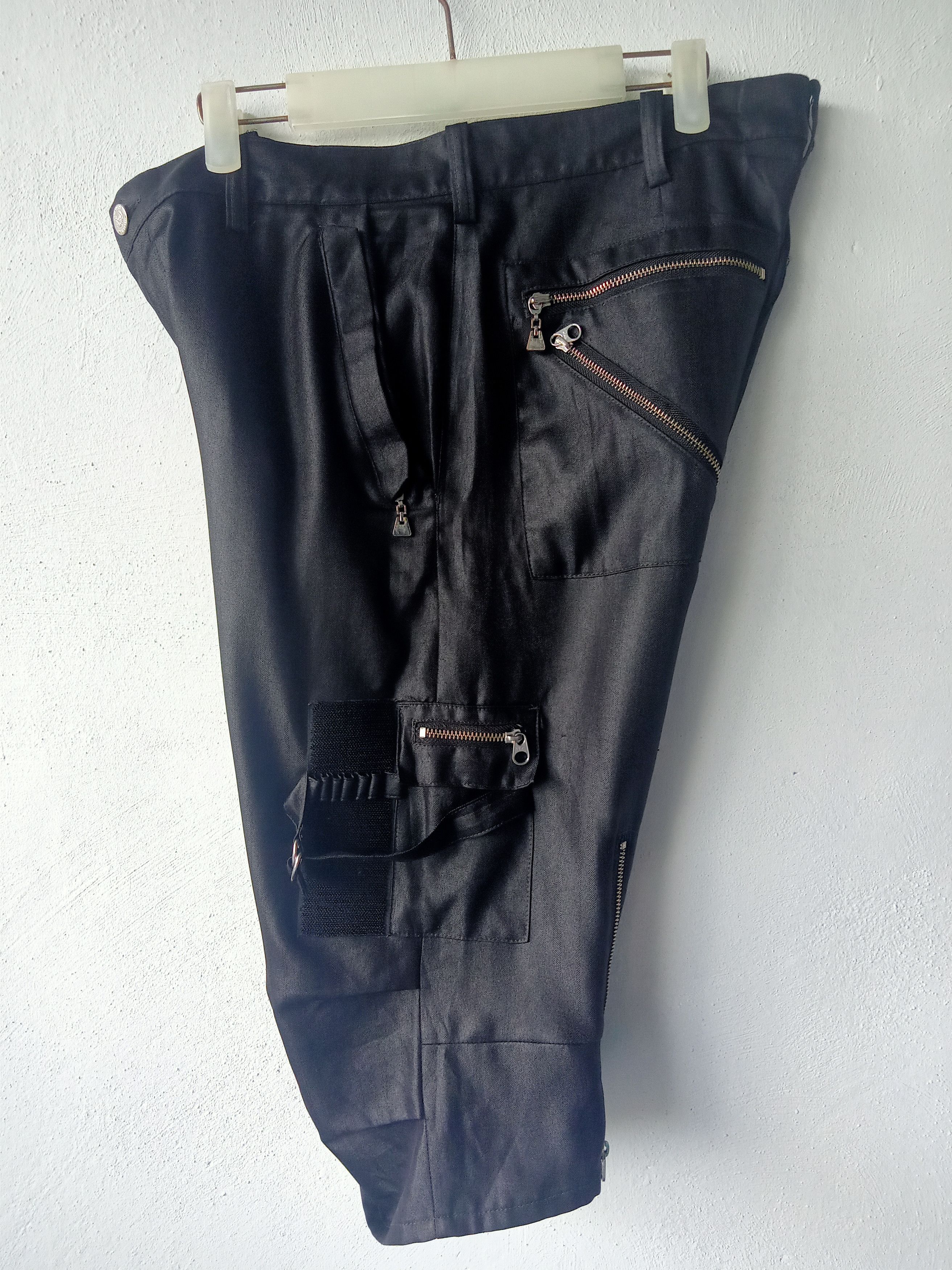 Seditionaries Mark & Lona Multizipper Pocket Bondage Pants Size US 33 - 10 Thumbnail