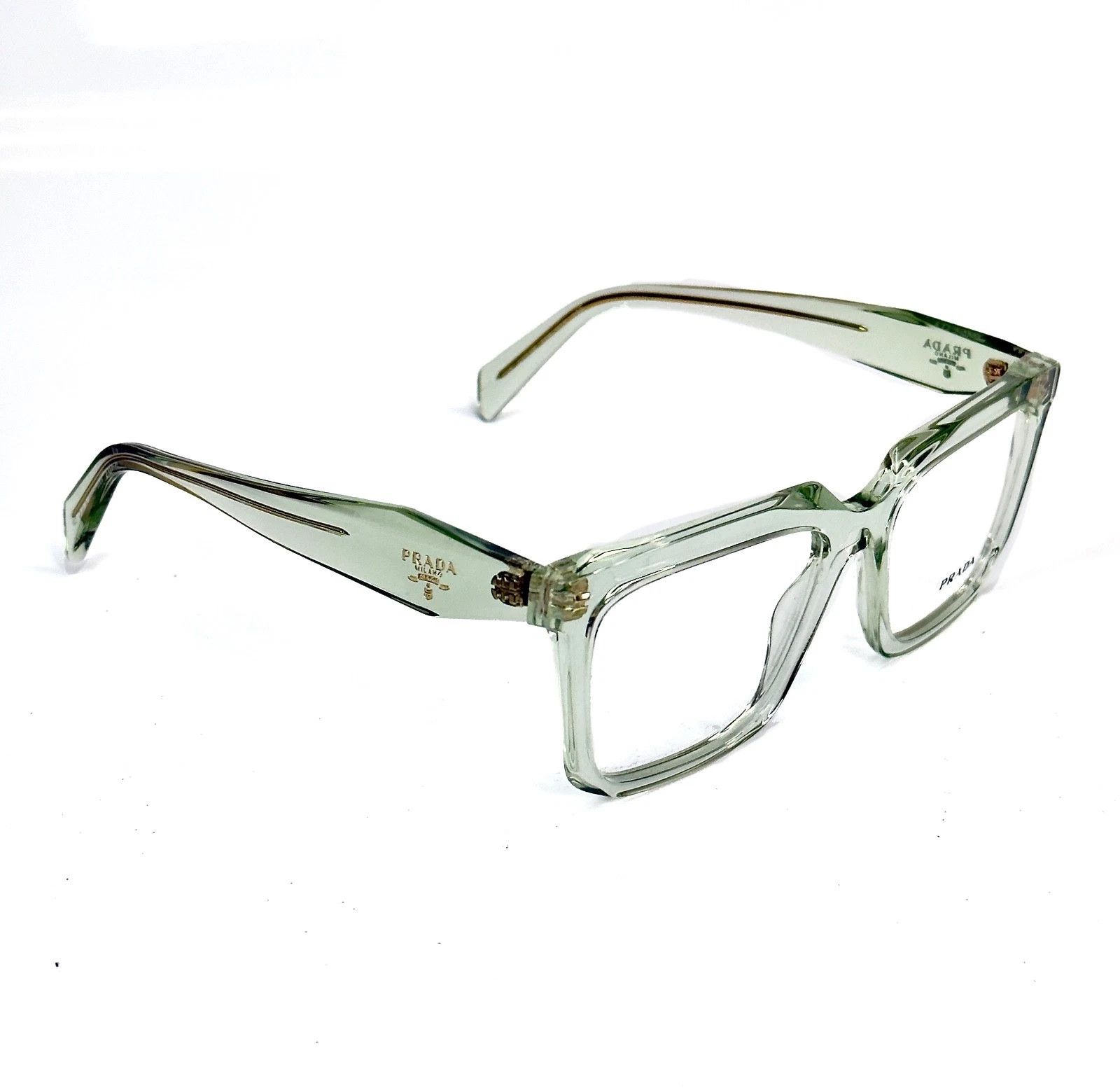 Prada PRADA SYMBOLE PRA19V Crystal Green Triangle Logo A19 Size ONE SIZE - 5 Thumbnail