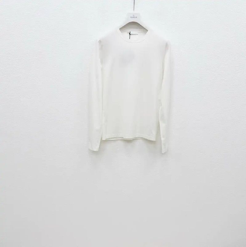 Prada Prada White Long Sleeve Men's T-Shirt Size US M / EU 48-50 / 2 - 1 Thumbnail