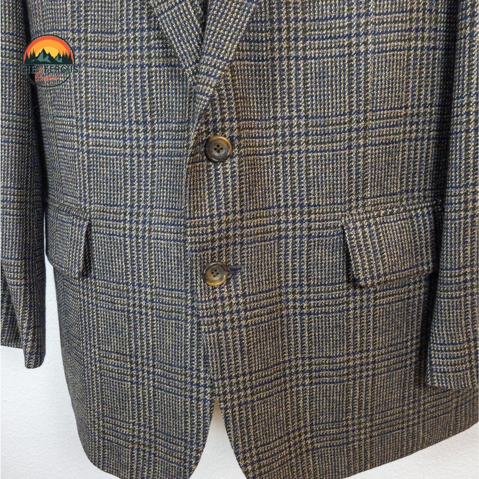 Oscar De La Renta Oscar De La Renta Heritage Wool Blazer Sport Coat Sz 42R Size 42R - 7 Thumbnail