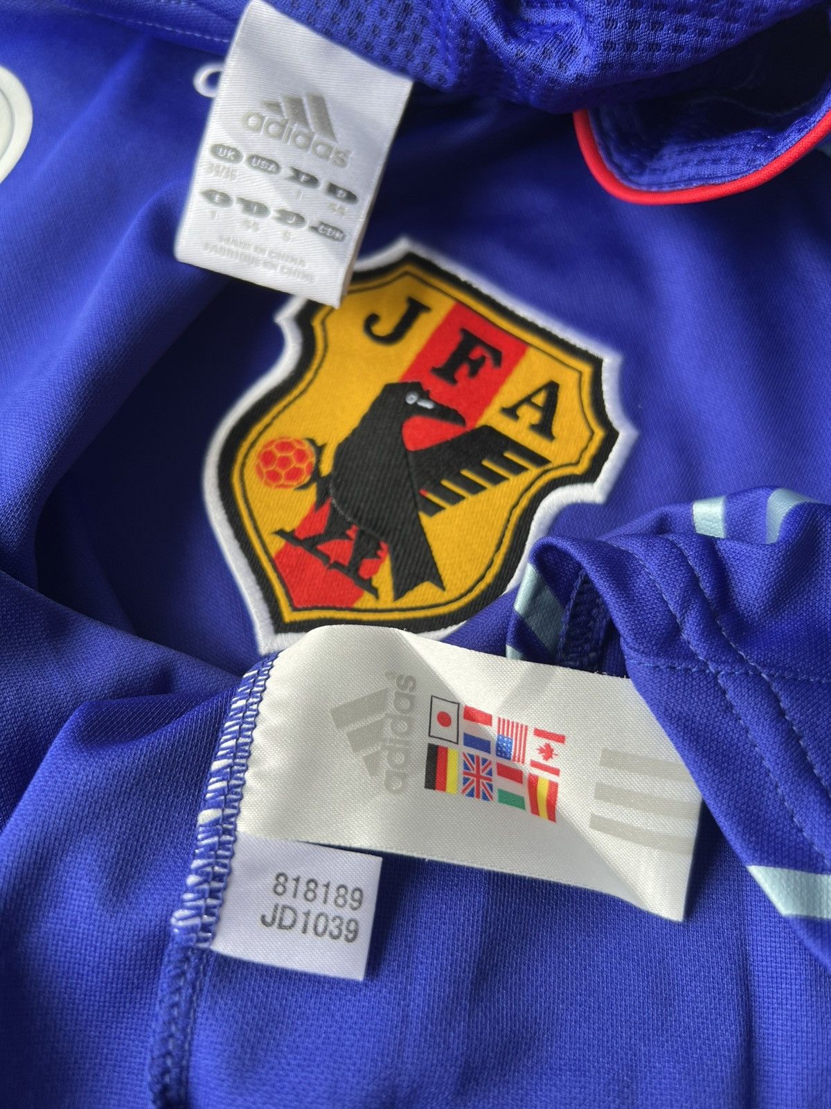 Vintage Vintage 2006 Adidas Japan Nakata #7 PI World Cup Home Jersey Size US M / EU 48-50 / 2 - 6 Thumbnail