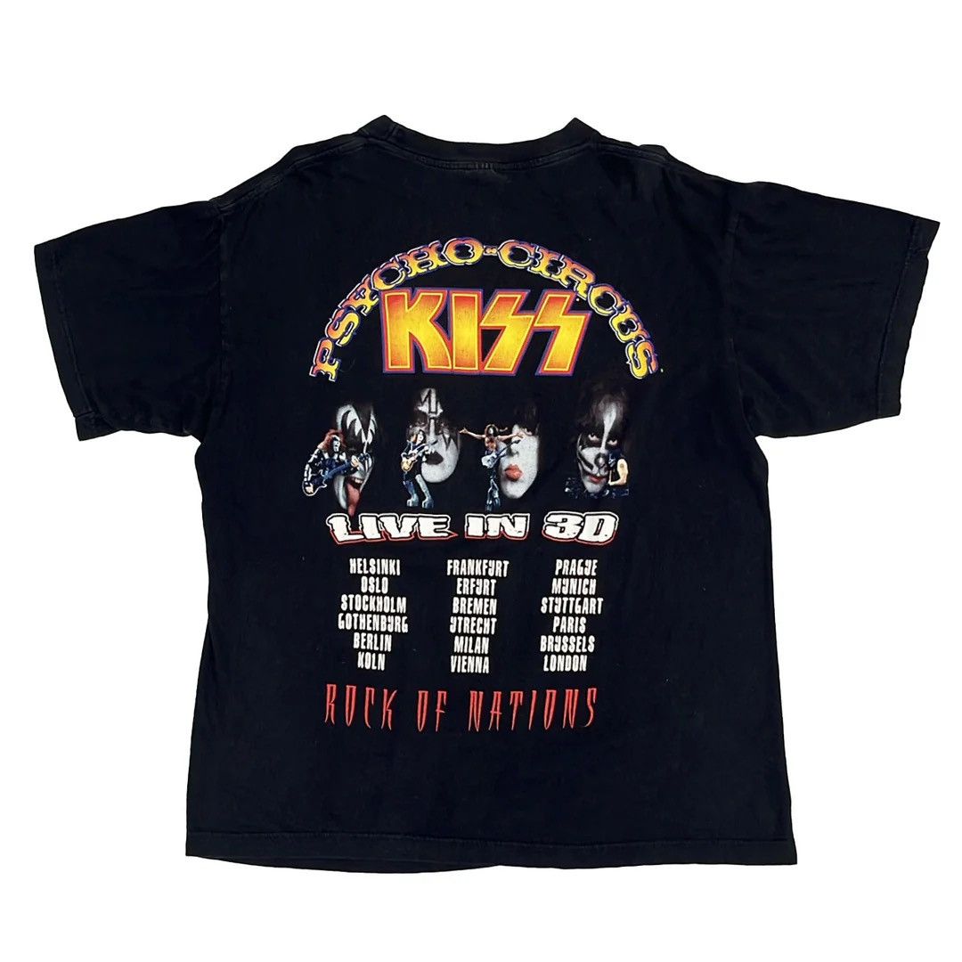 Band Tees × KISS × Vintage Kiss 1998 Vintage Psycho Circus World Tour Band T-Shirt Size US L / EU 52-54 / 3 - 2 Thumbnail