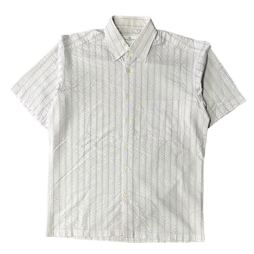 Balenciaga Balenciaga Shirts Button Ups Vintage Size US L / EU 52-54 / 3 - 4 Thumbnail