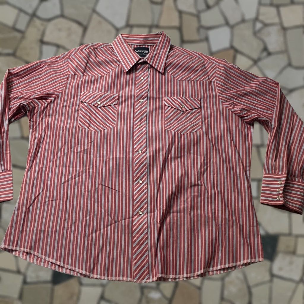 Wrangler Wrangler Shirt Mens XL Plaid Pearl Snap Country Western Cowboy Size US XL / EU 56 / 4 - 1 Thumbnail