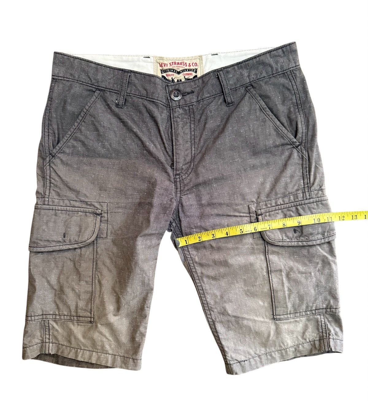 Levi's Levi's Cargo Pants Shorts Grey Size US 33 - 7 Thumbnail