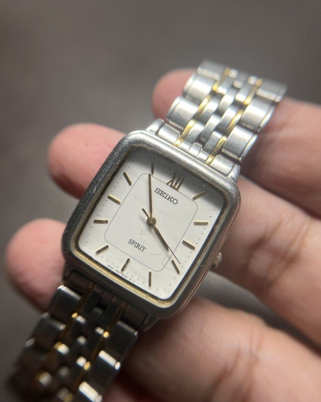 Designer × Seiko × Vintage Seiko Tank Emblem 4130-5340 Quartz