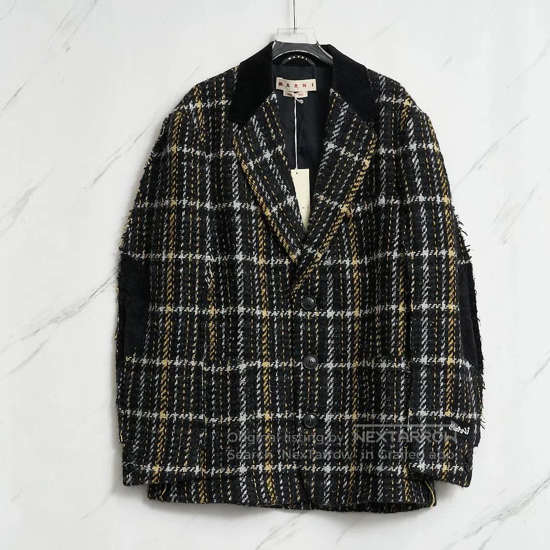 Marni MARNI Men's Wool Mohair Tweed Suit. Size US M / EU 48-50 / 2 - 1 Thumbnail