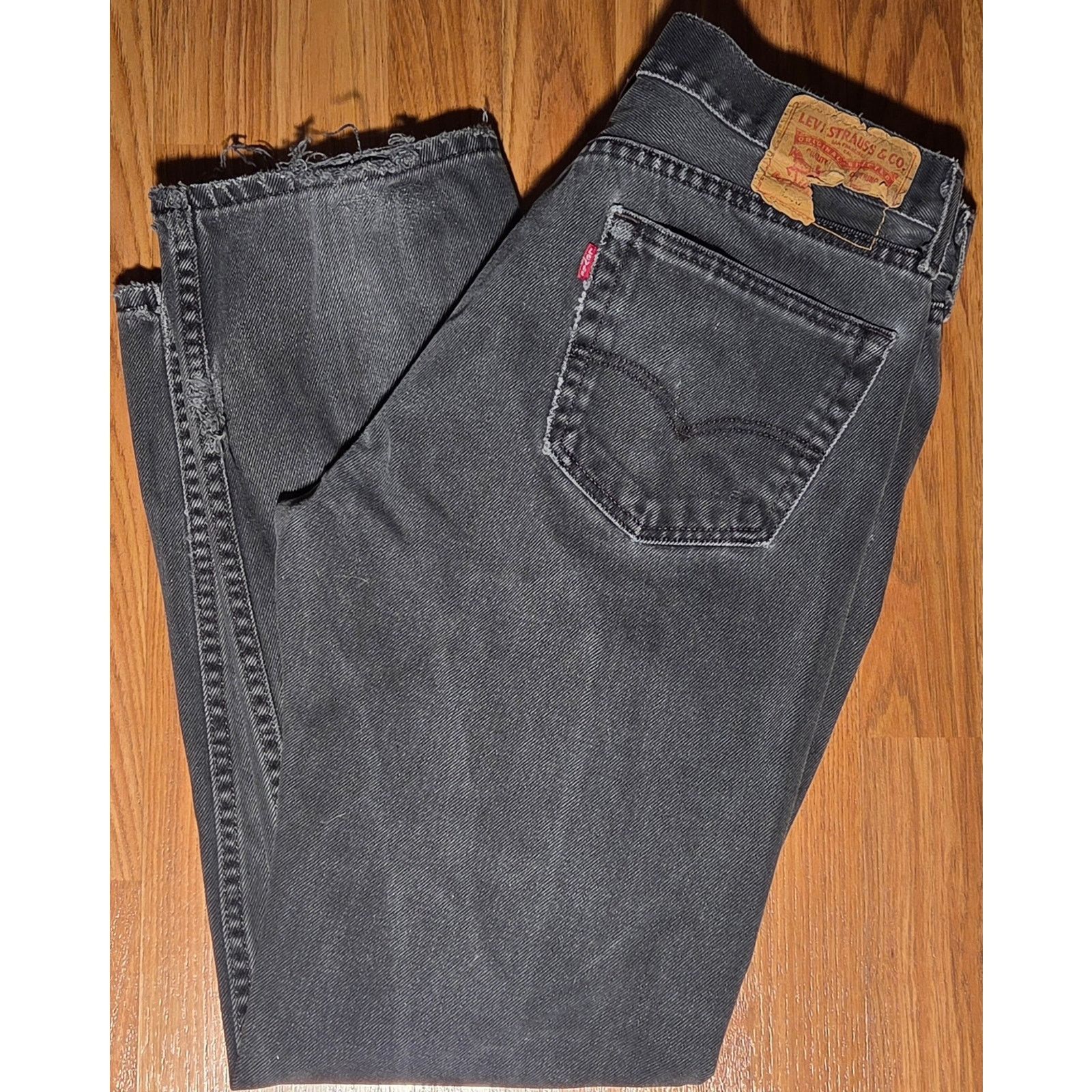 Levi's Faded Black Levi's Men's Jeans - Size 34x32, Classic Fit Size US 34 / EU 50 - 2 Thumbnail
