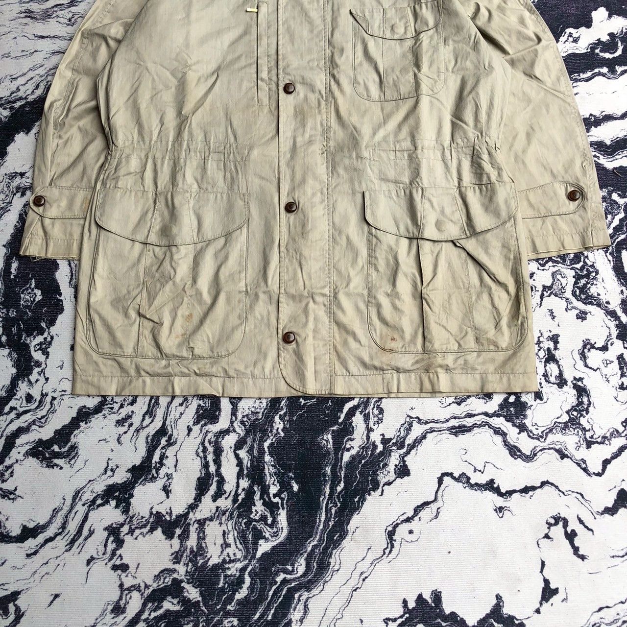 Burberry Vintage 90s Burberrys Hooded Field Parkas Size US L / EU 52-54 / 3 - 4 Thumbnail