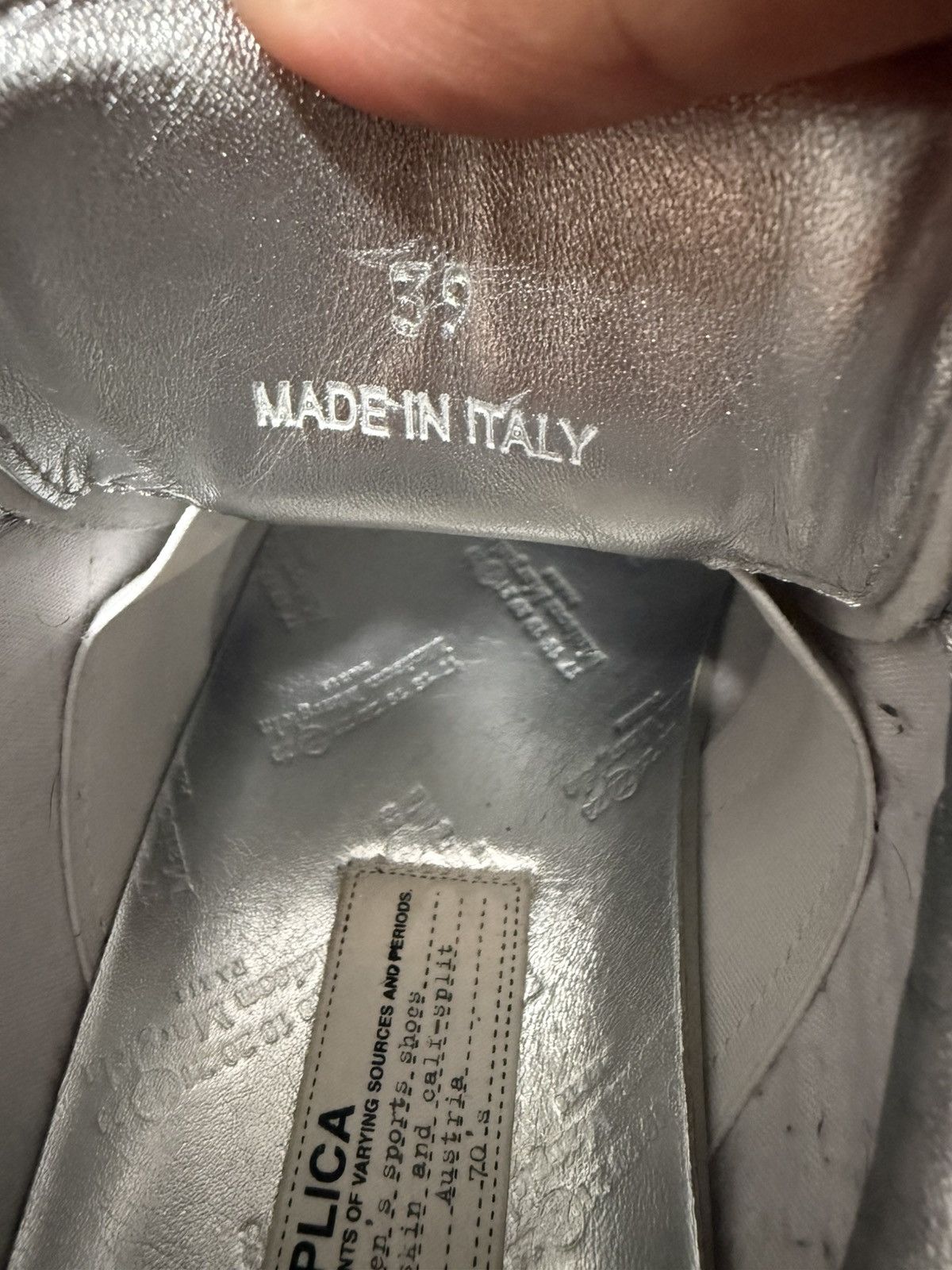 Maison Margiela RARE Maison Margiela SS18 GAT disco ball low top sneakers Size US 6.5 / EU 39-40 - 5 Thumbnail
