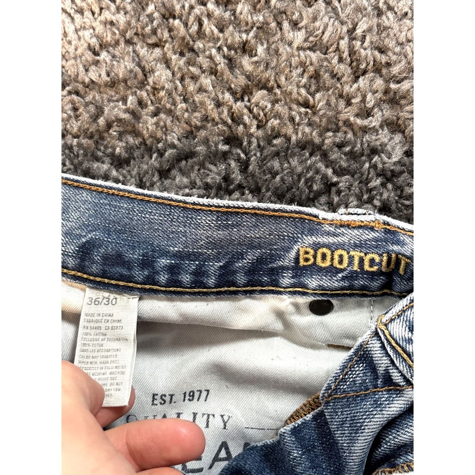 American Eagle Outfitters VINTAGE American Eagle Outfitters Jeans Men 36x28 Blue Bootcut Relaxed 90s Y2K Comfort Size US 36 / EU 52 - 5 Thumbnail