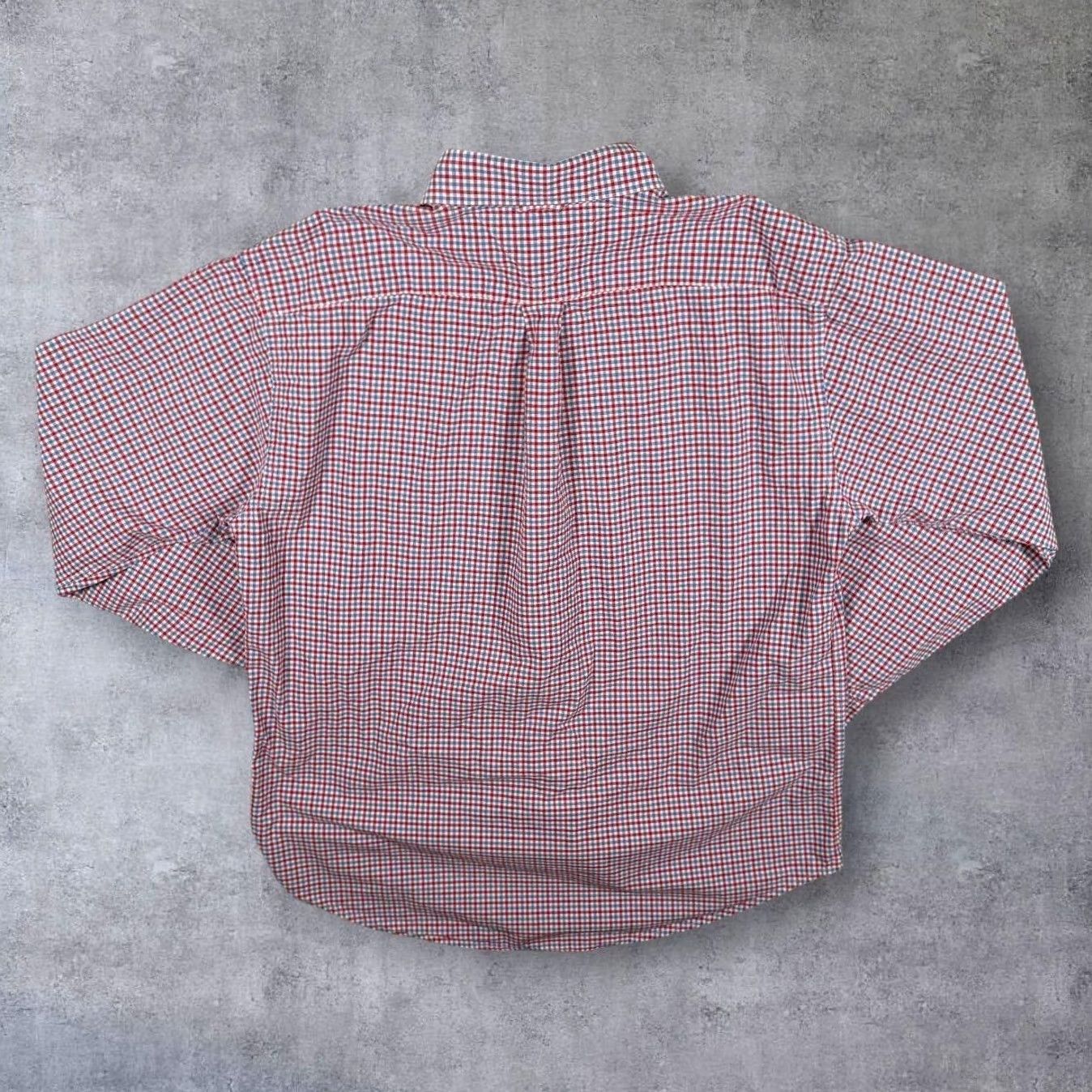 Tommy Hilfiger Tommy Hilfiger Button-Up Shirt Long Sleeve Cotton Check Blue Red White Large Mens Size US L / EU 52-54 / 3 - 2 Thumbnail
