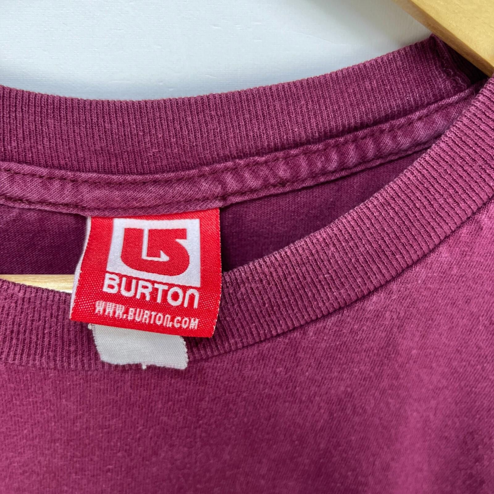 Burton Vintage Y2K Burton Snowboard Skateboard Long Sleeve Shirt XL Size US XL / EU 56 / 4 - 4 Thumbnail