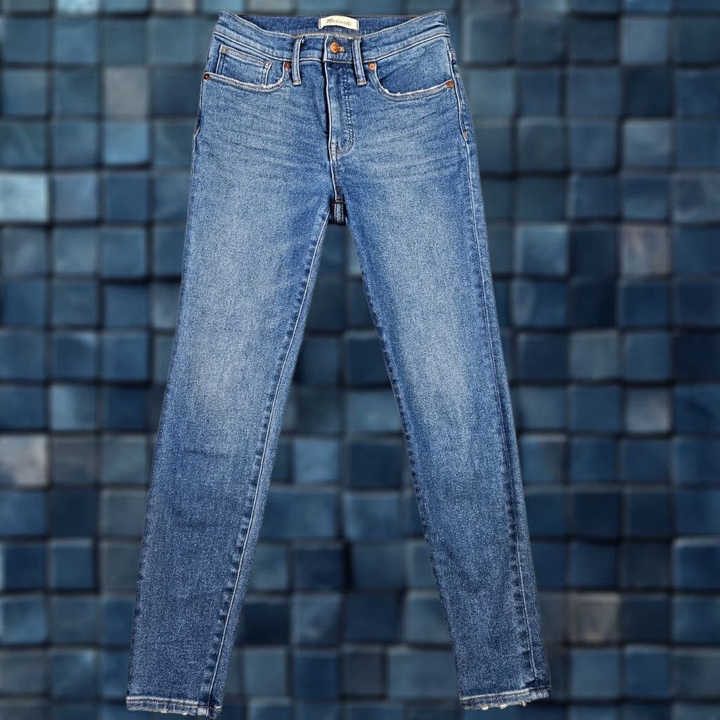 Madewell Madewell Jeans Skinny Blue 9” High-Rise Five Pockets Casual Size 28 Women Regular Multi-Color? No, Blue Size 28" / US 6 / IT 42 - 1 Thumbnail