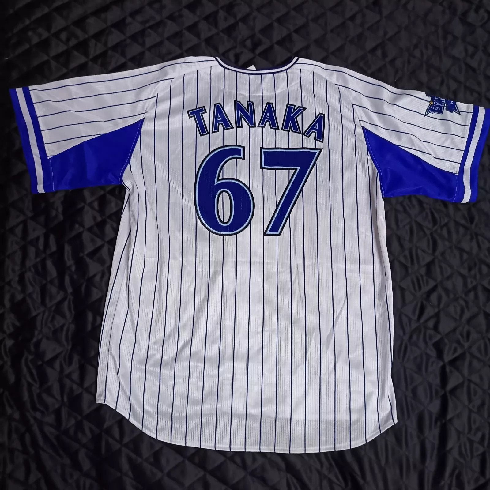 Japanese Brand Yokohama DeNA Baystars Hiroyasu Tanaka Baseball Jersey Size US L / EU 52-54 / 3 - 5 Thumbnail