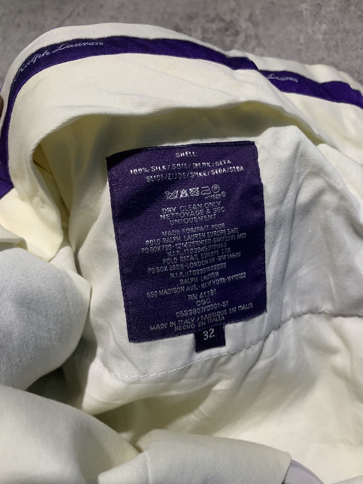 Ralph Lauren Purple Label Ralph Lauren Purple Label purple silk trouser NWT Size US 32 / EU 48 - 12 Thumbnail