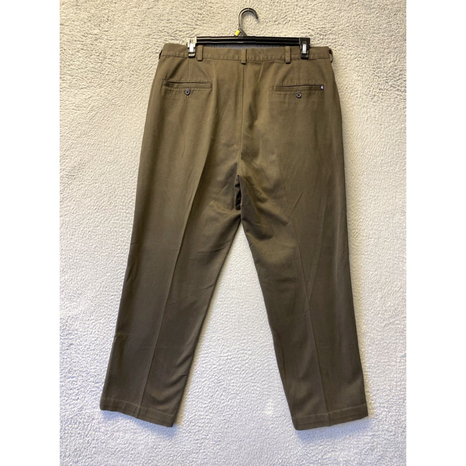 Brooks Brothers BROOKS BROTHERS Military Sage Green Chino Pants 38W x 30L Mens Regular Size US 38 / EU 54 - 6 Thumbnail