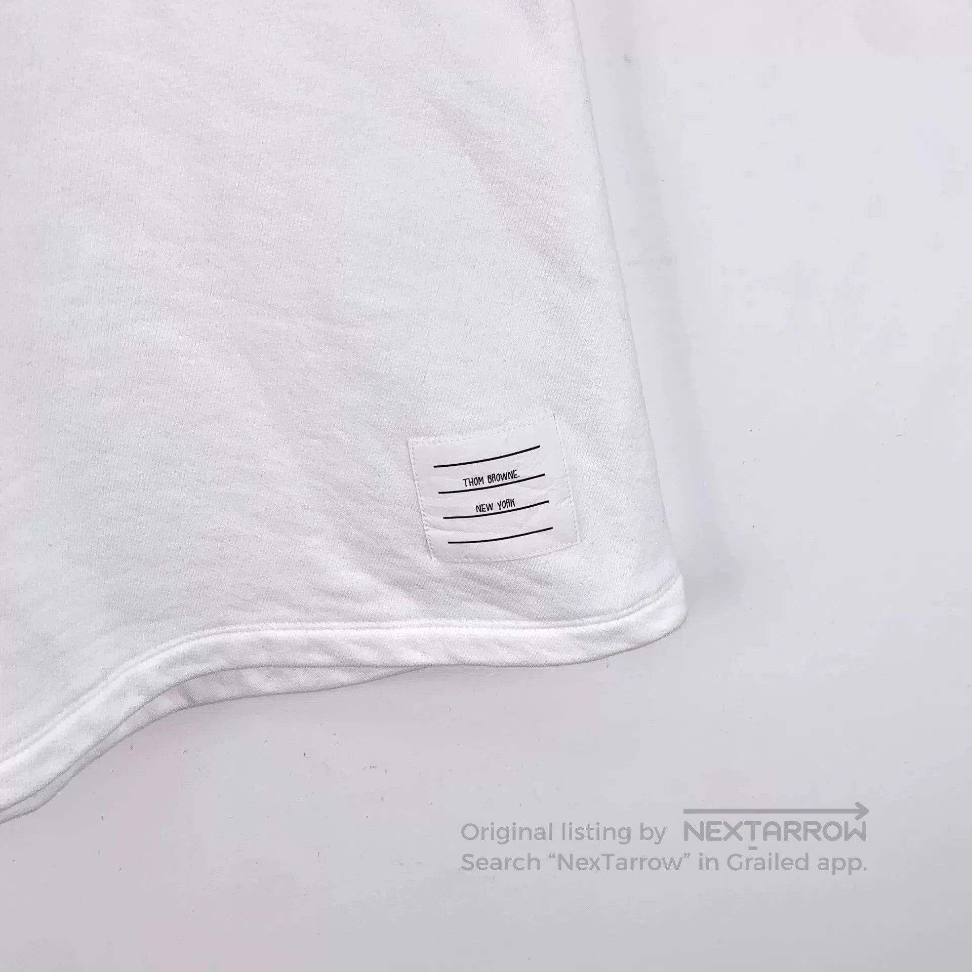 Thom Browne thom browne white striped cotton skirt. Size 28" / US 6 / IT 42 - 4 Thumbnail