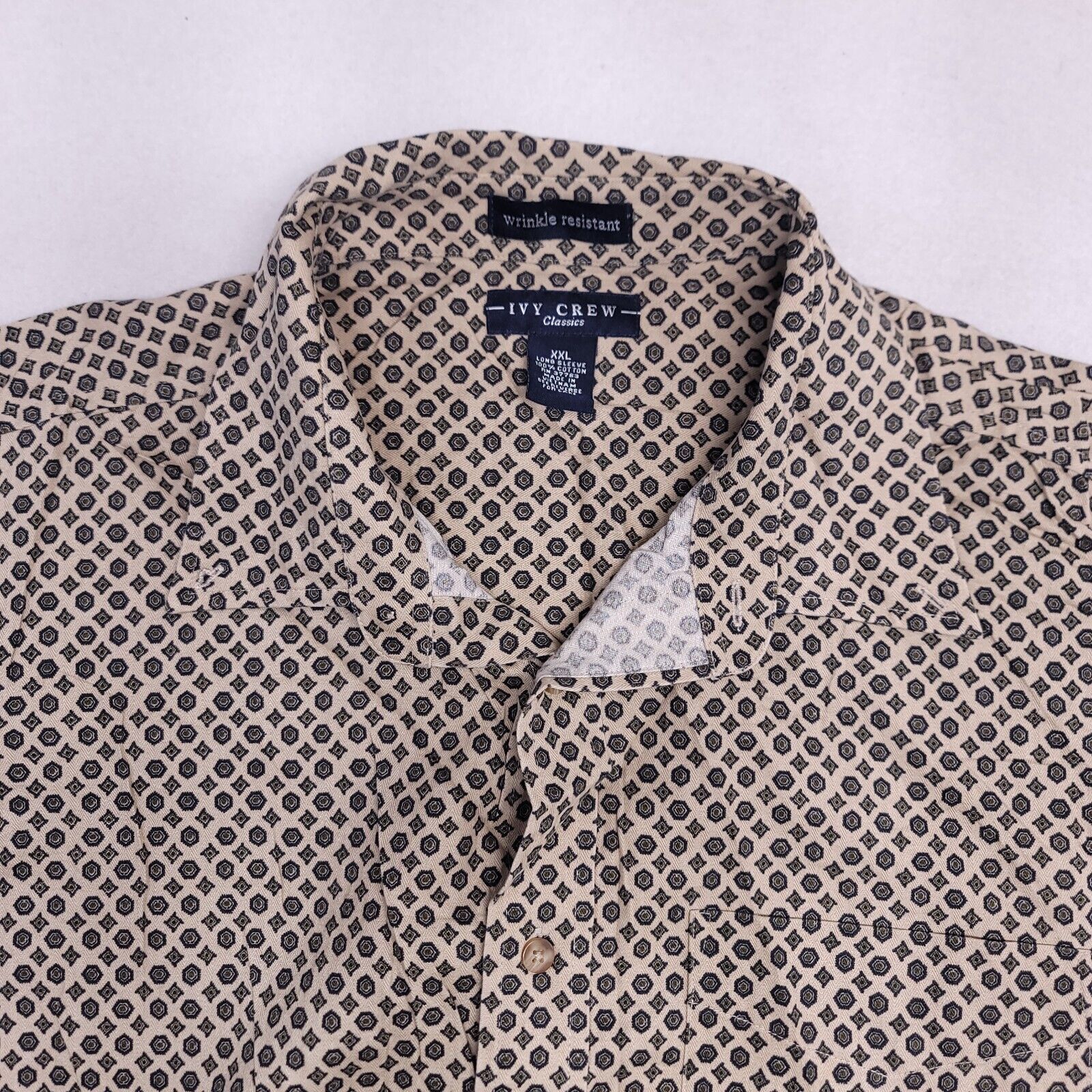 Ivy Crew Ivy Crew Button Up Long Sleeve Shirt Mens Size 2XL Brown Size US XXL / EU 58 / 5 - 1 Thumbnail