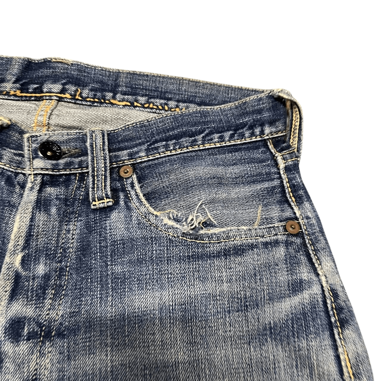 The Real McCoy's Vintage Joe McCoy's Selvedge Denim Size US 28 / EU 44 - 11 Thumbnail