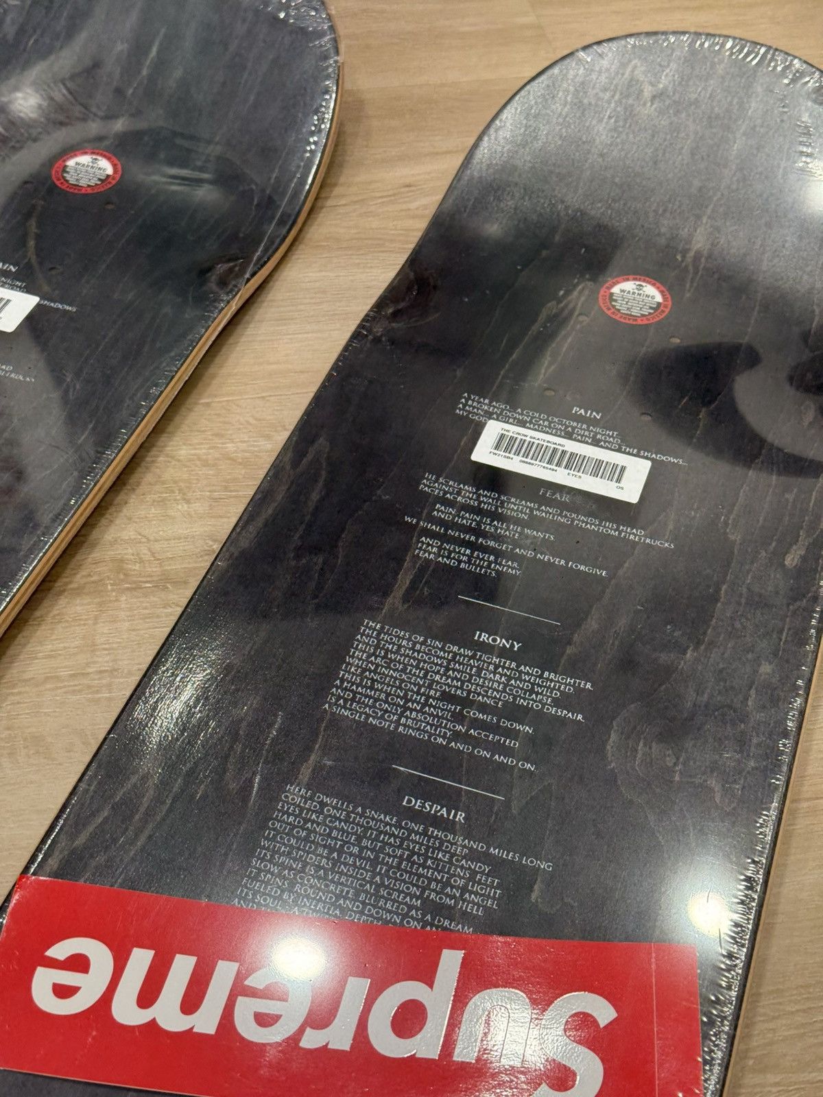 Supreme Supreme/The Crow Skateboard Deck Set Size ONE SIZE - 12 Thumbnail