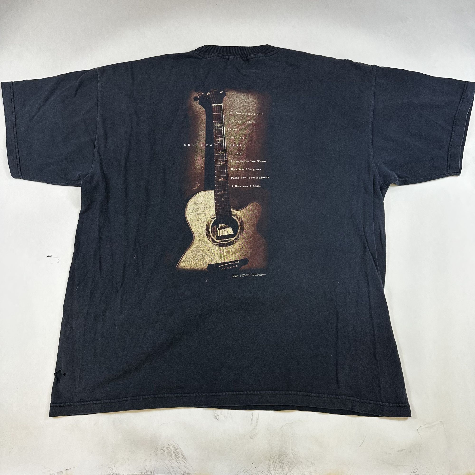 Vintage John Michael Montgomery Graphic T-Shirt XXL Murina 100% Cott Size US XXL / EU 58 / 5 - 2 Thumbnail