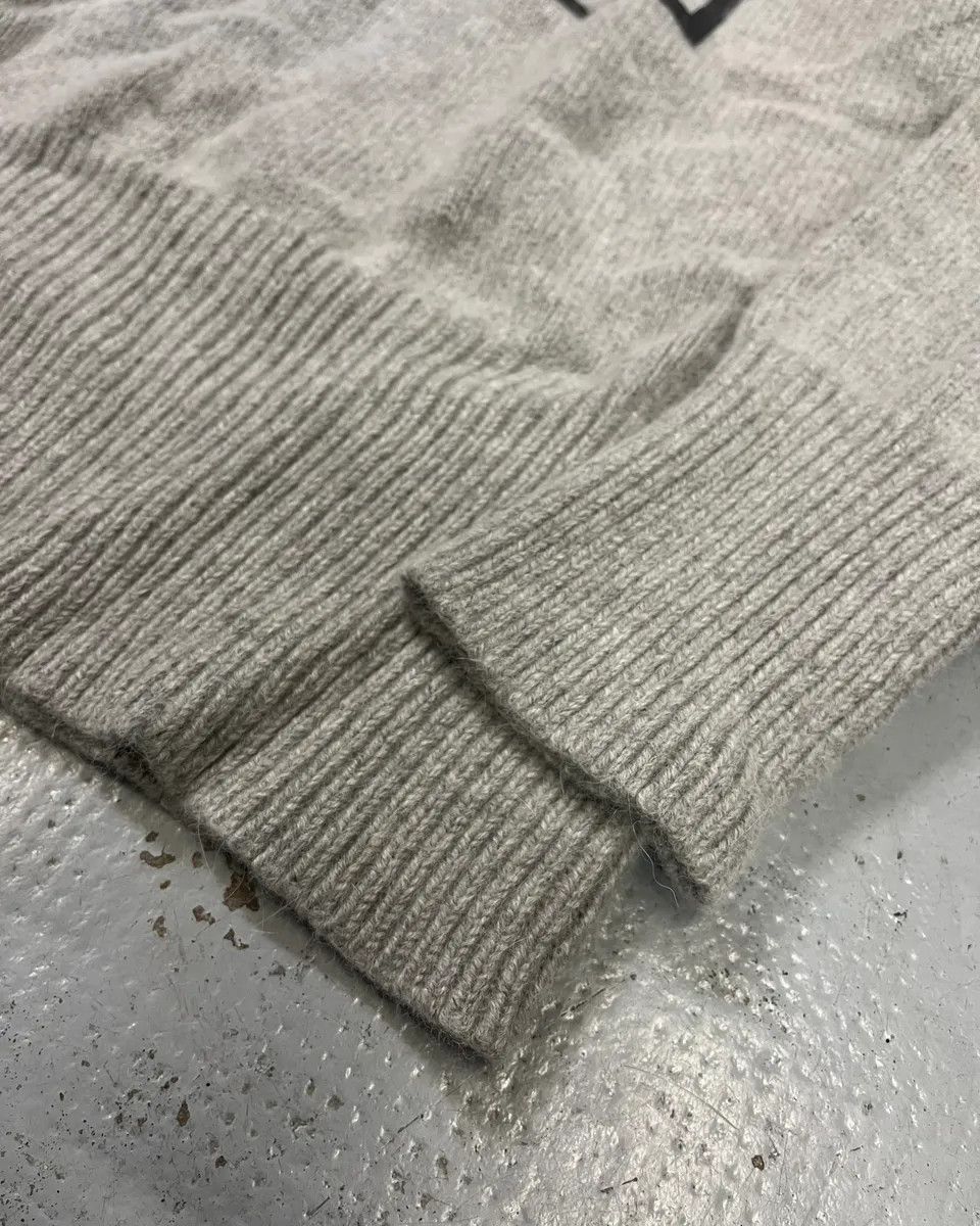 Emporio Armani Emporio Armani Grey Alpaca Geometric Back Panel Sweater Size US M / EU 48-50 / 2 - 6 Thumbnail