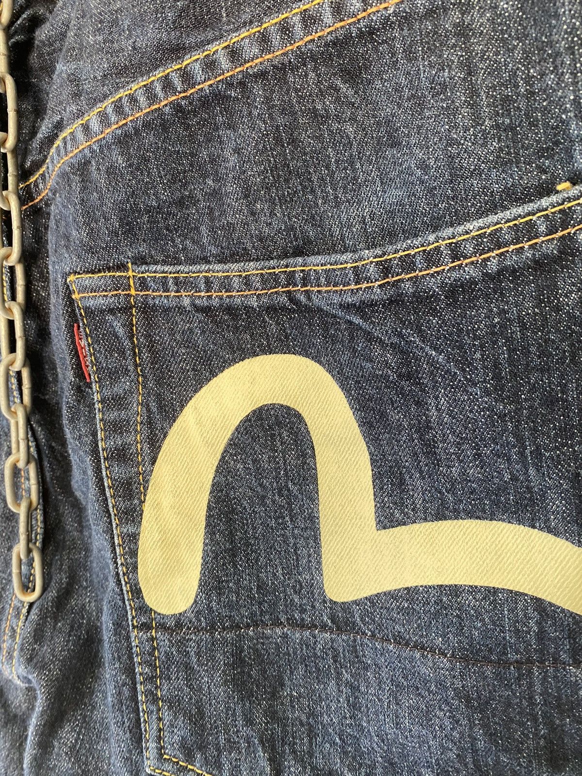 Evisu × Japanese Brand 2000s EVISU by Yamane denim short or 3/4 Size US 39 - 12 Thumbnail