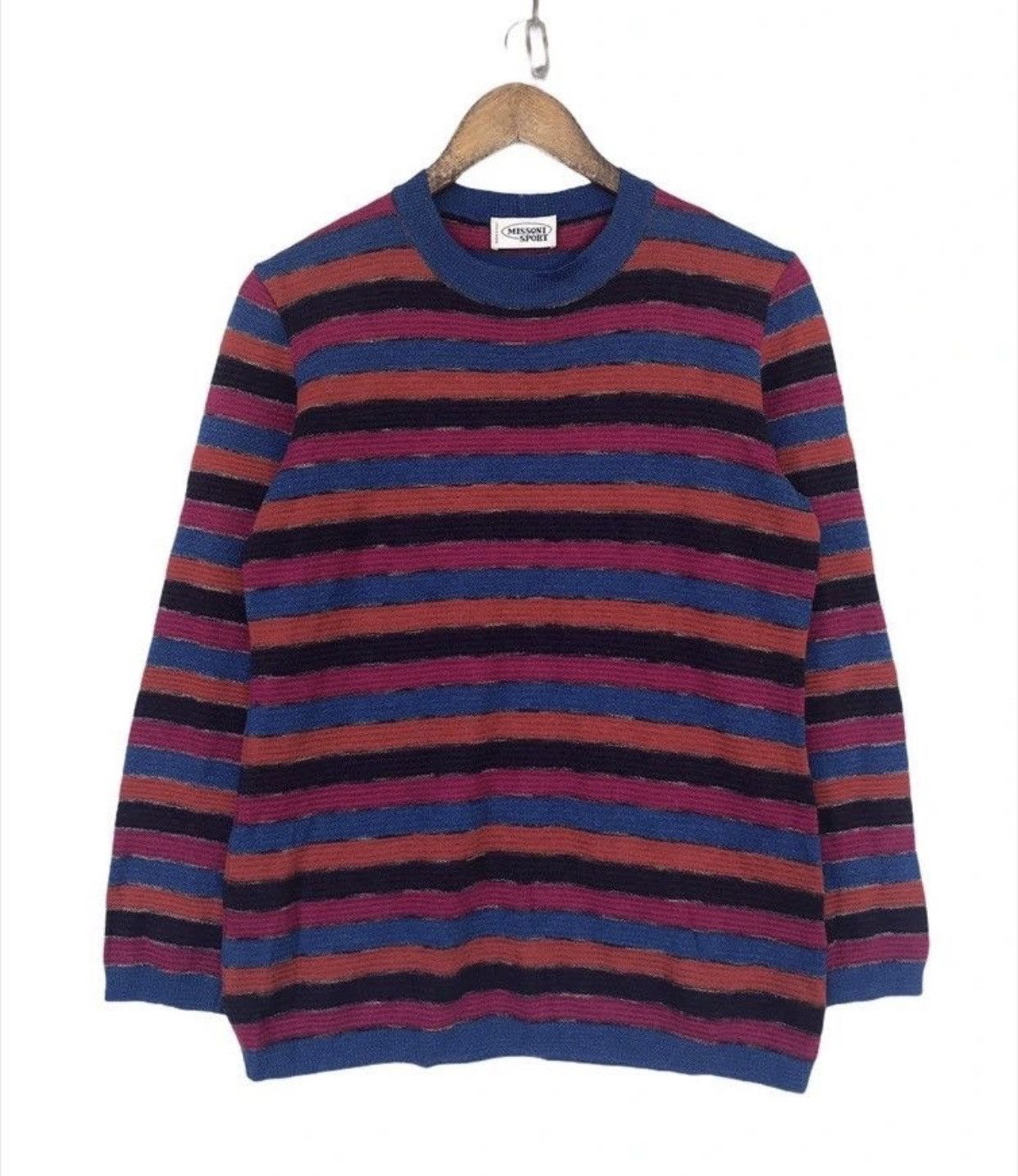 Missoni 💥Missoni Sport Knitwear Stripe Shirt Size M / US 6-8 / IT 42-44 - 1 Thumbnail
