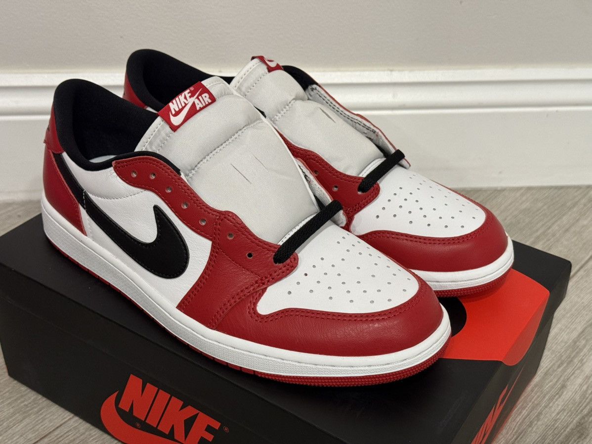 Jordan Brand Air Jordan 1 Retro Low OG Chicago Varsity Red Black White 12 Size US 12 / EU 45 - 3 Thumbnail