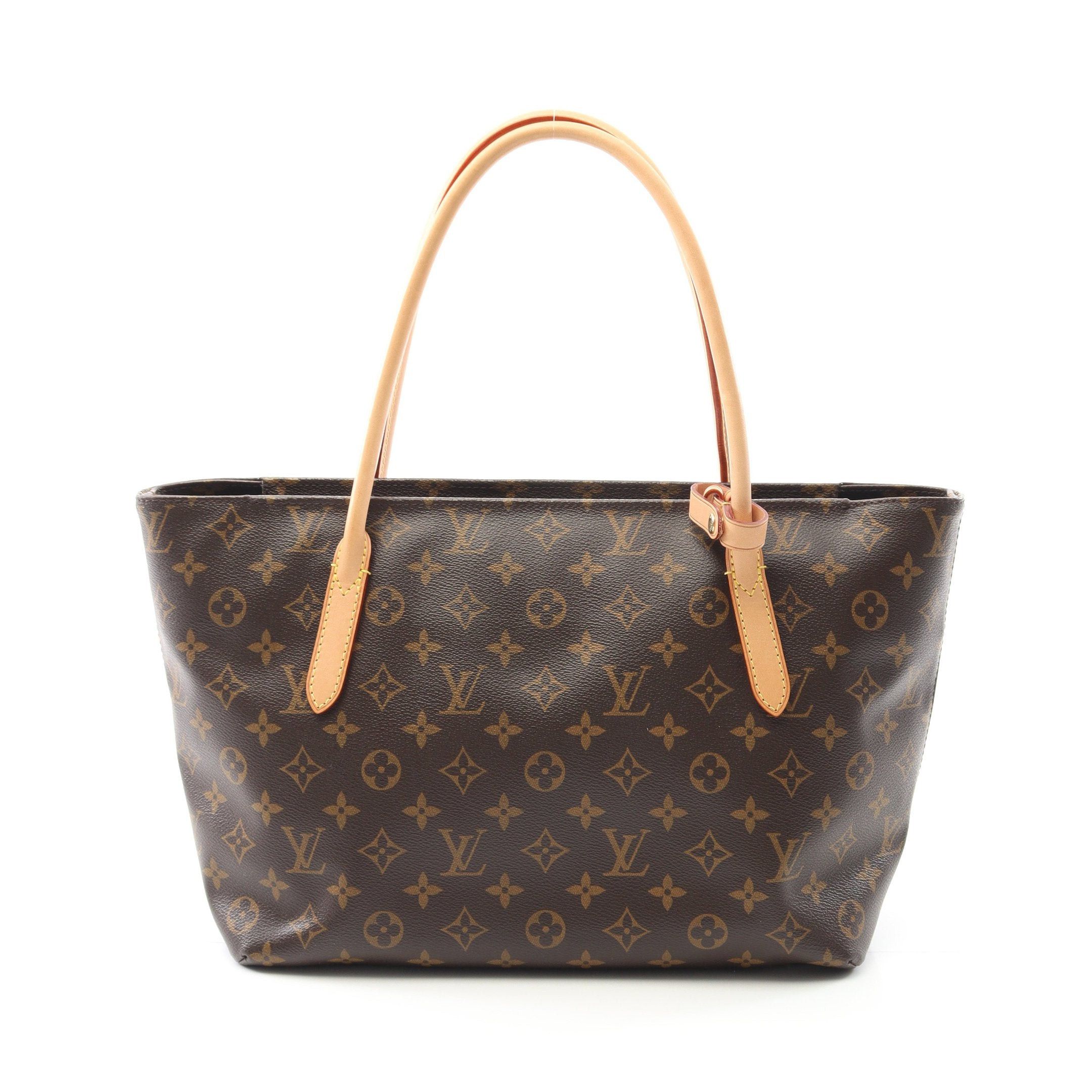Louis Vuitton Raspail Pm Monogram Shoulder Bag Tote Leather Brown, Women's