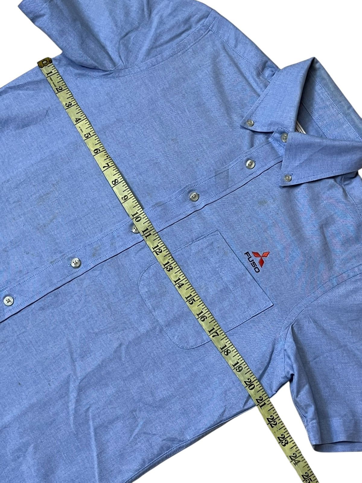 The Workers Club Vintage mitsubishi FUSO truck uniform button ups shirt Size US L / EU 52-54 / 3 - 8 Thumbnail