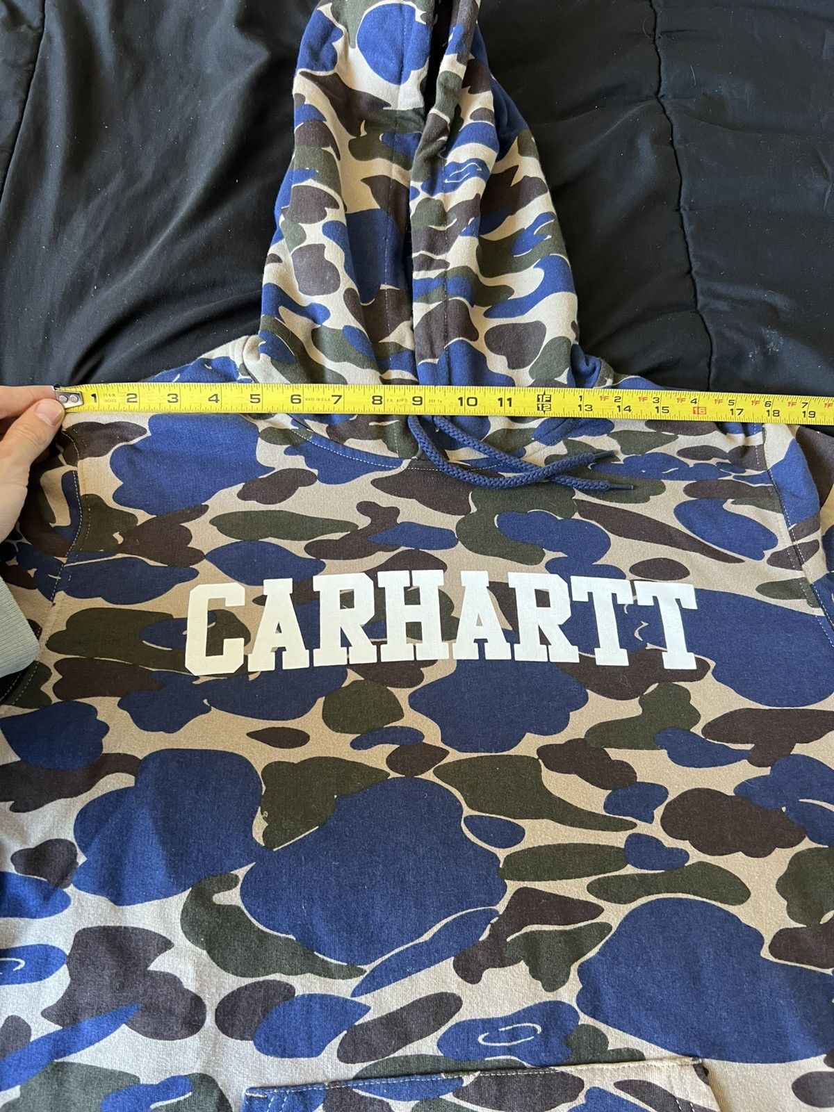 Carhartt × Carhartt Wip Carhartt Work In Progress Blue Camo College Sweatshirt Size US M / EU 48-50 / 2 - 7 Thumbnail