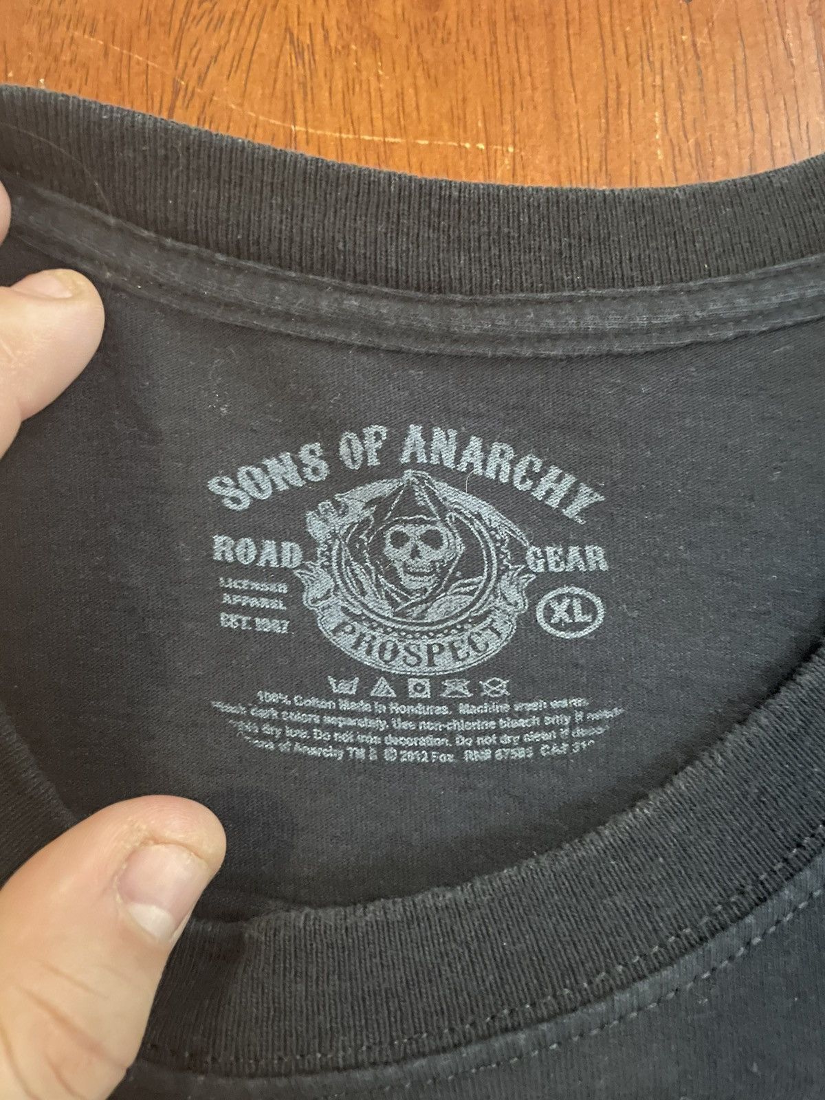 Other Official Sons of Anarchy Big Reaper Double Sided Tee Size XL Size US XL / EU 56 / 4 - 3 Thumbnail