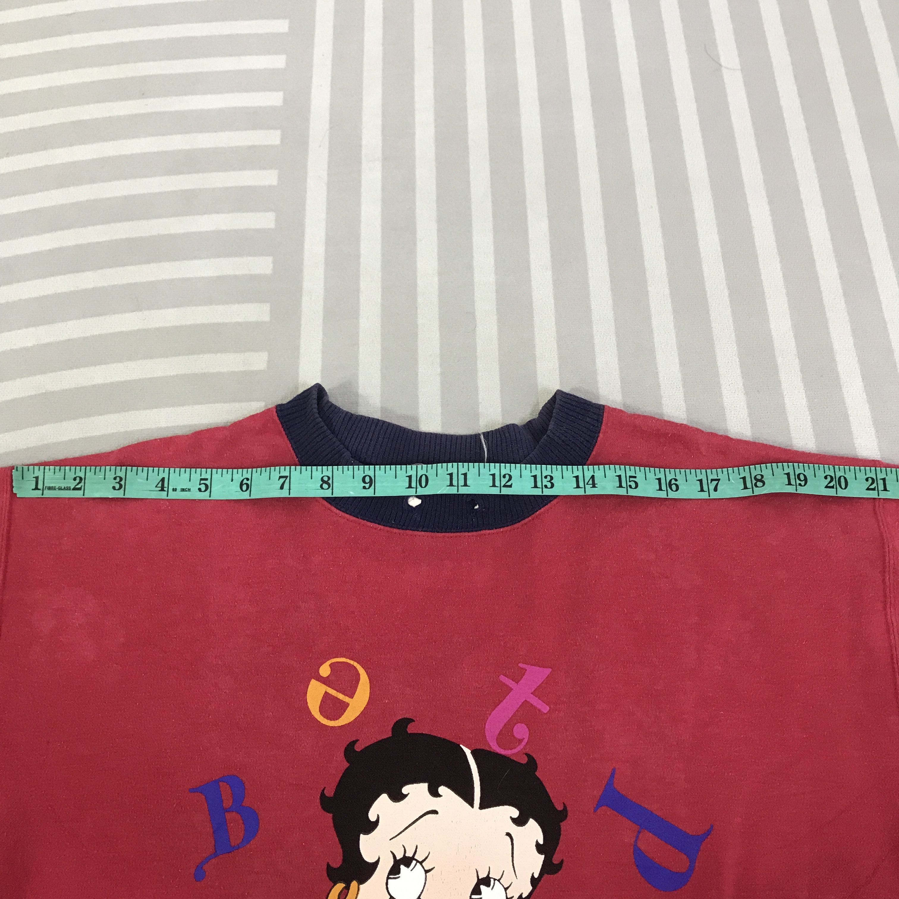 Japanese Brand Vintage Betty Boop Sweatshirts K115B19 Size US L / EU 52-54 / 3 - 6 Thumbnail