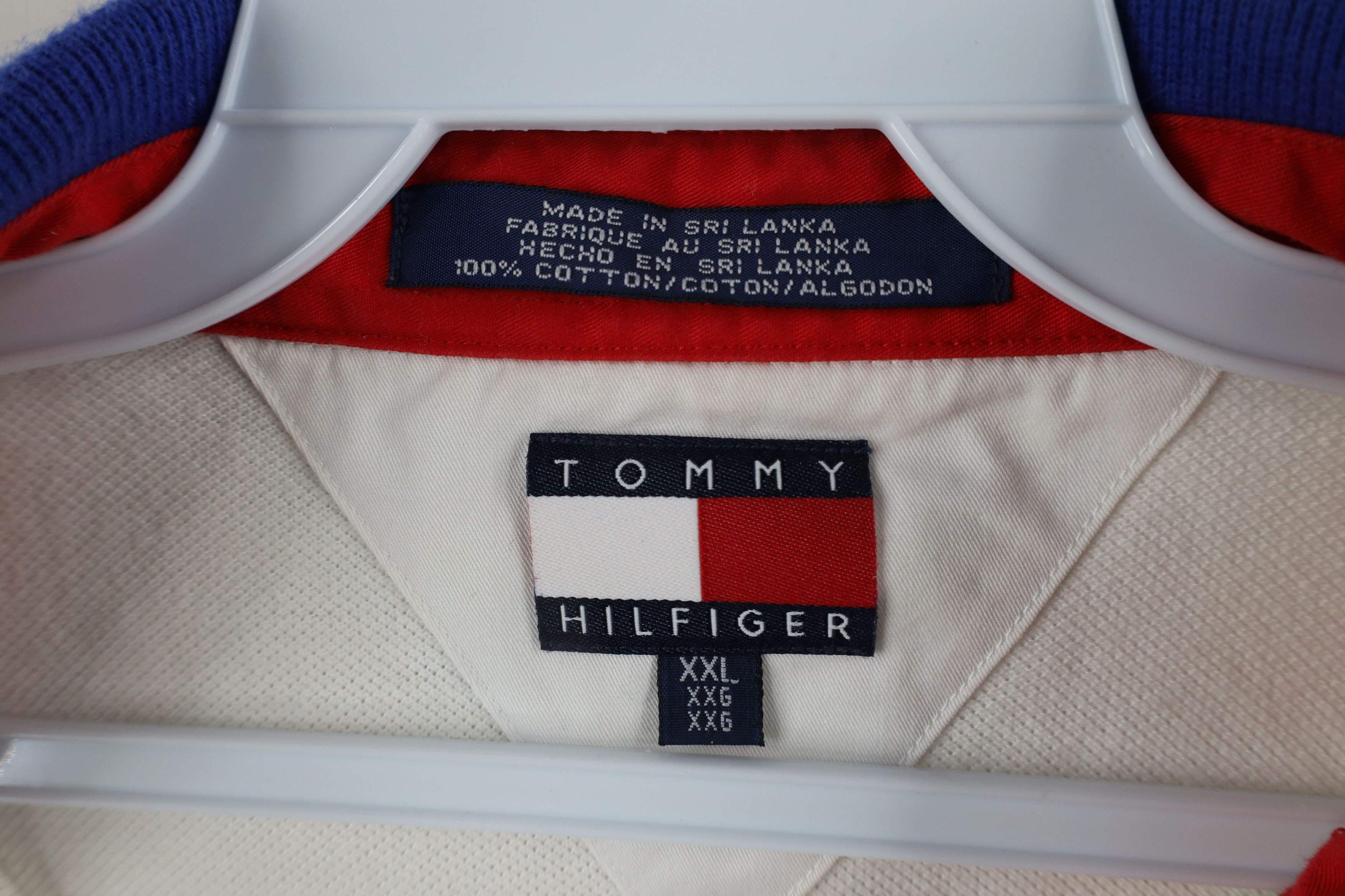 Tommy Hilfiger Vintage 90s Tommy Hilfiger Sailing Flag Collared Polo Shirt Size US XXL / EU 58 / 5 - 9 Thumbnail