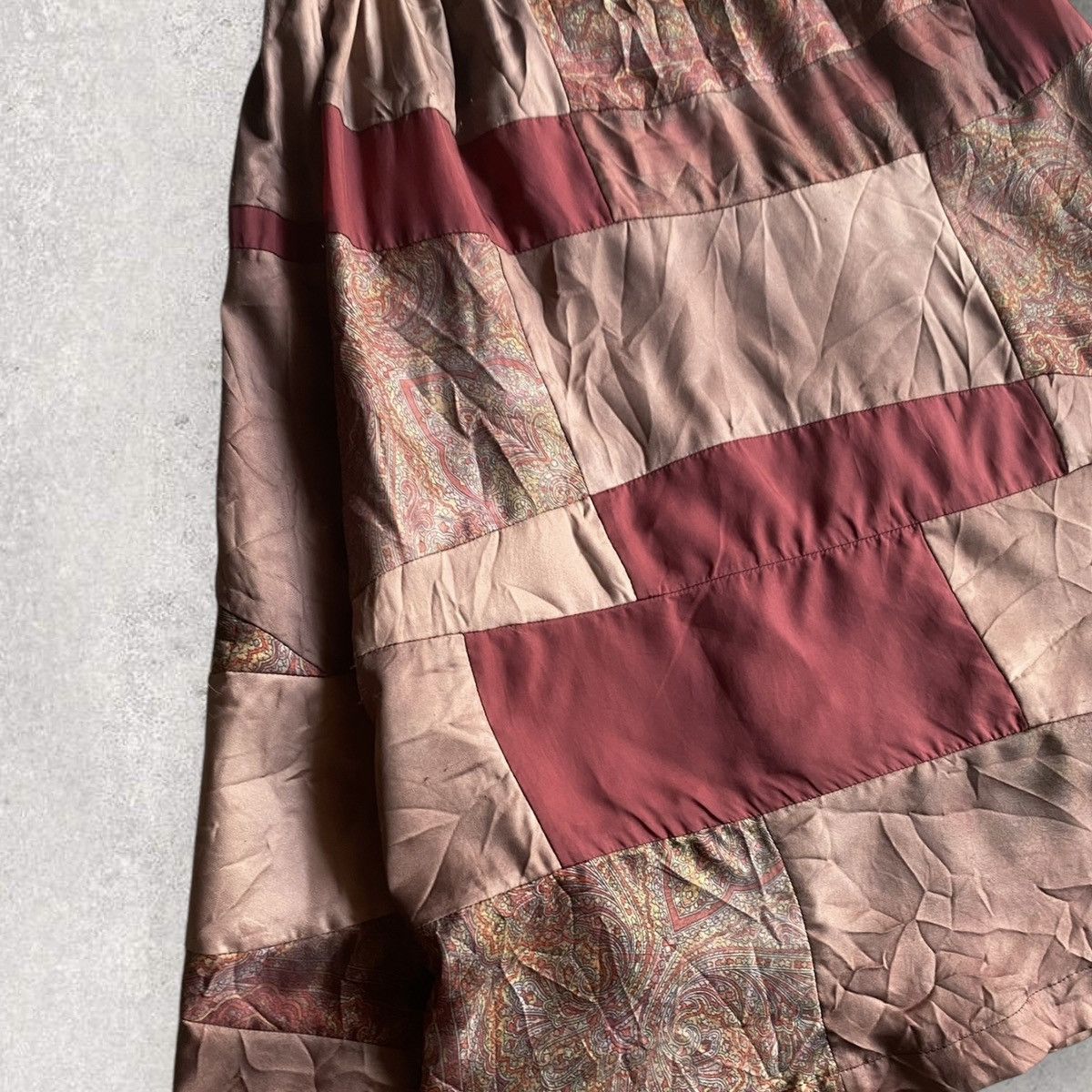 Comme des Garcons Rayon Blend Patchwork Skirt Size 26" / US 2 / IT 38 - 7 Thumbnail
