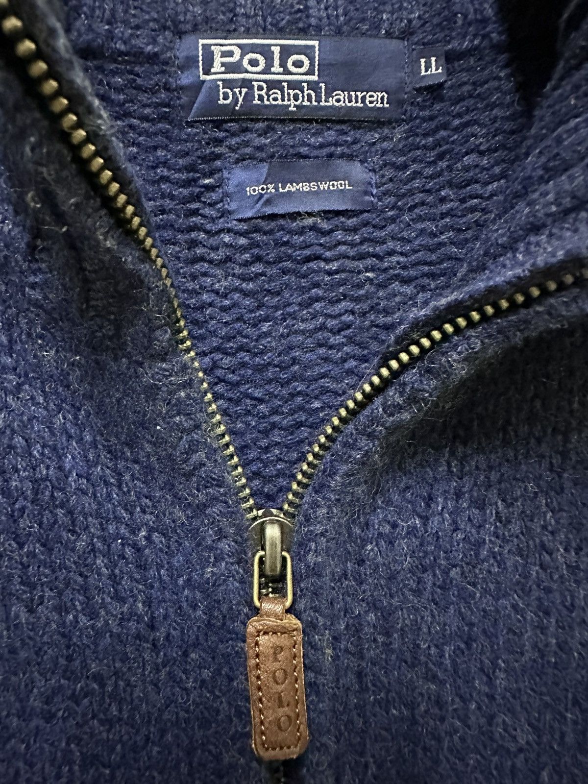 Polo Ralph Lauren × RRL Ralph Lauren × Vintage Vintage 90s Polo Ralph Lauren Knitwear Zipper Size US M / EU 48-50 / 2 - 3 Thumbnail
