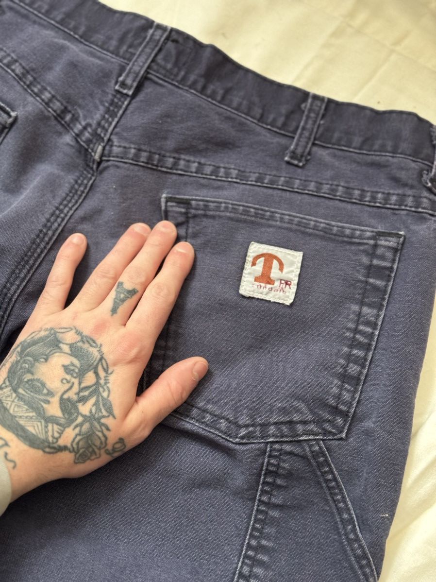 Vintage Vintage blue Carpenter Pants Size US 34 / EU 50 - 6 Thumbnail