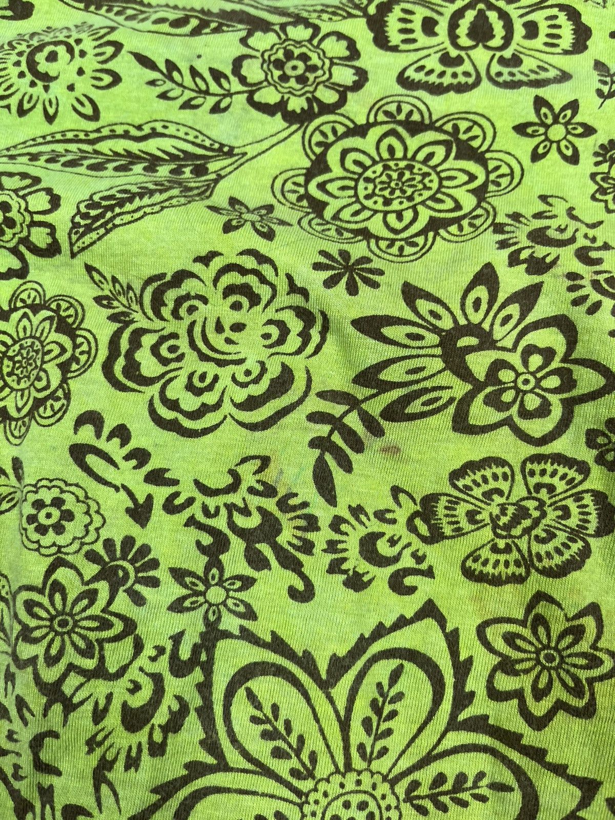 Japanese Brand Vintage Bares Mushroom Acid Green Hippie Top Size M / US 6-8 / IT 42-44 - 14 Thumbnail