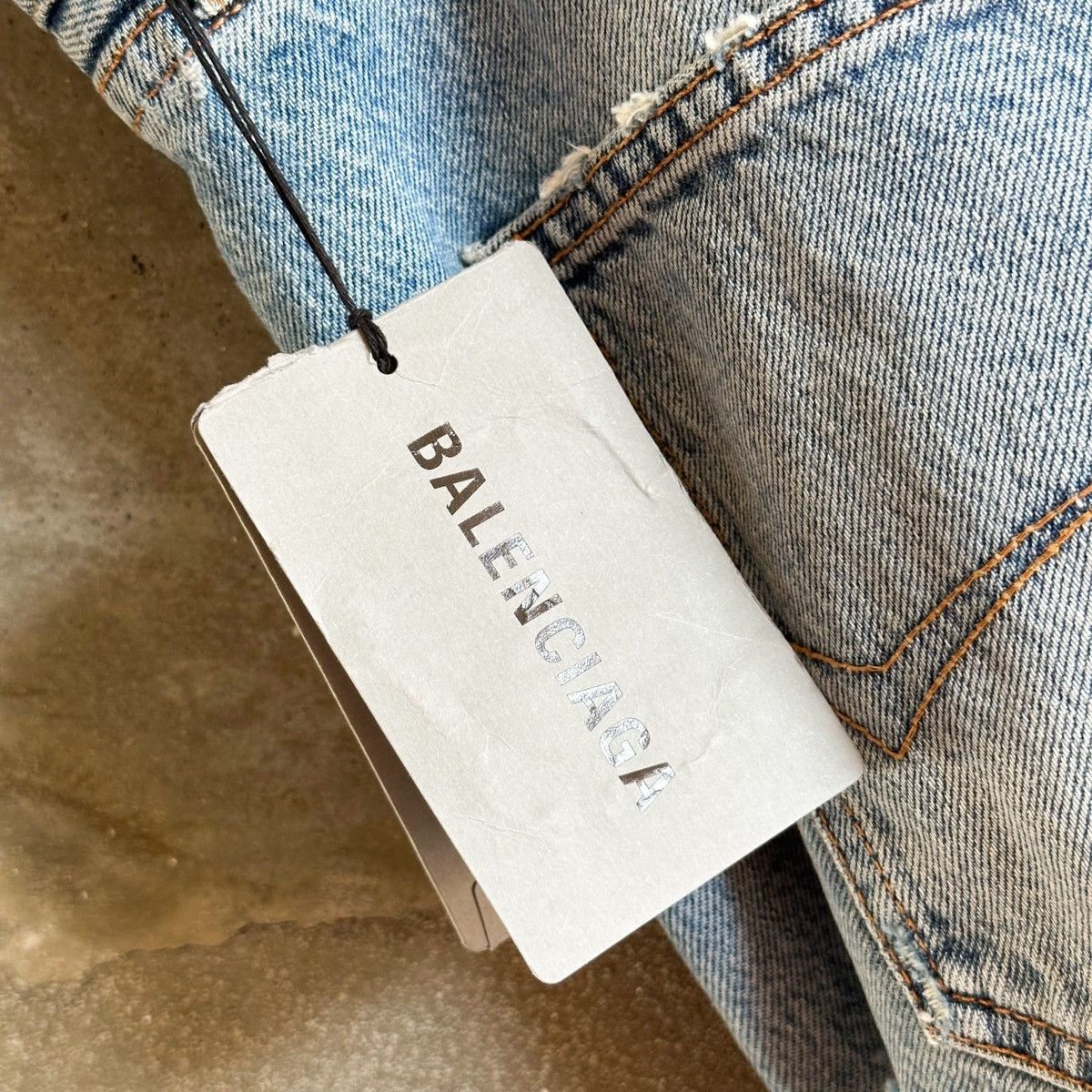 Balenciaga SS21 Distressed Boxer Denim Size US 33 - 4 Thumbnail