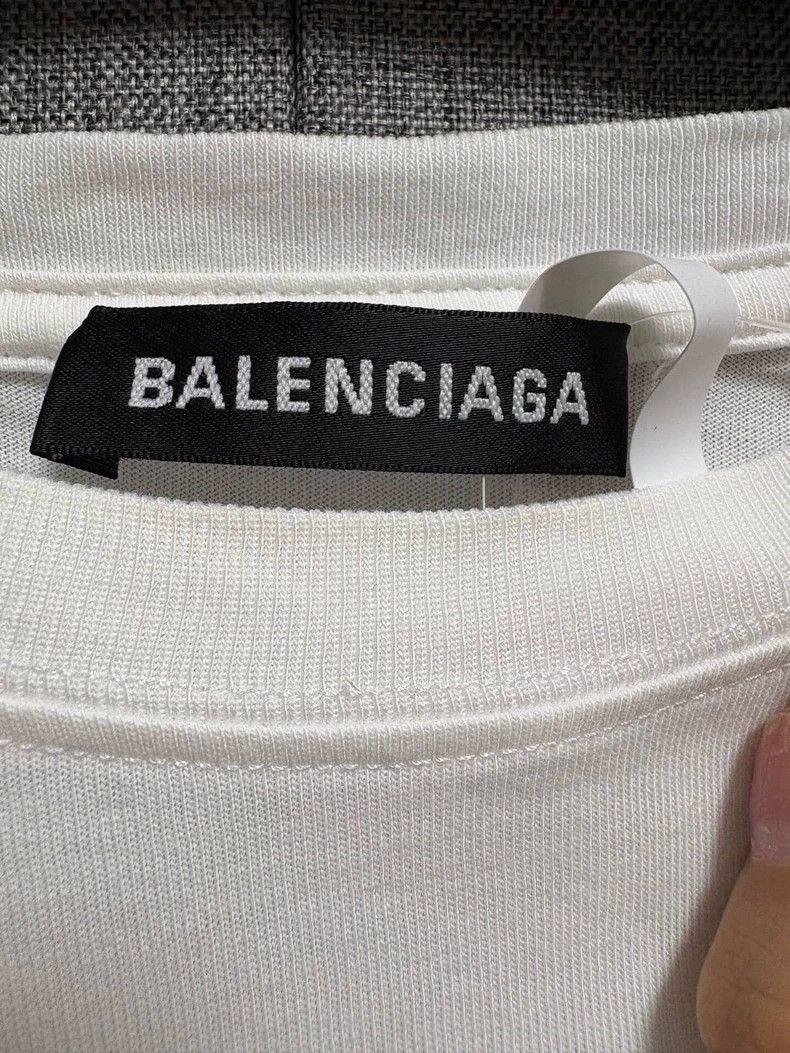 Balenciaga Balenciaga Double B Ring Logo Short Sleeve T-Shirt Size XS Size US XS / EU 42 / 0 - 3 Thumbnail