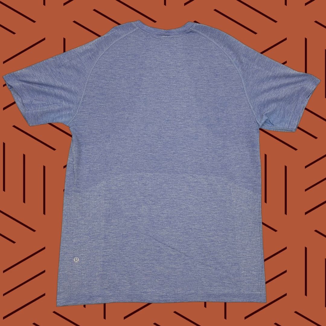 Lululemon Lululemon Metal Vent Tech Shirt Mens L Blue Active Workout Running Training Gym Size US L / EU 52-54 / 3 - 1 Thumbnail