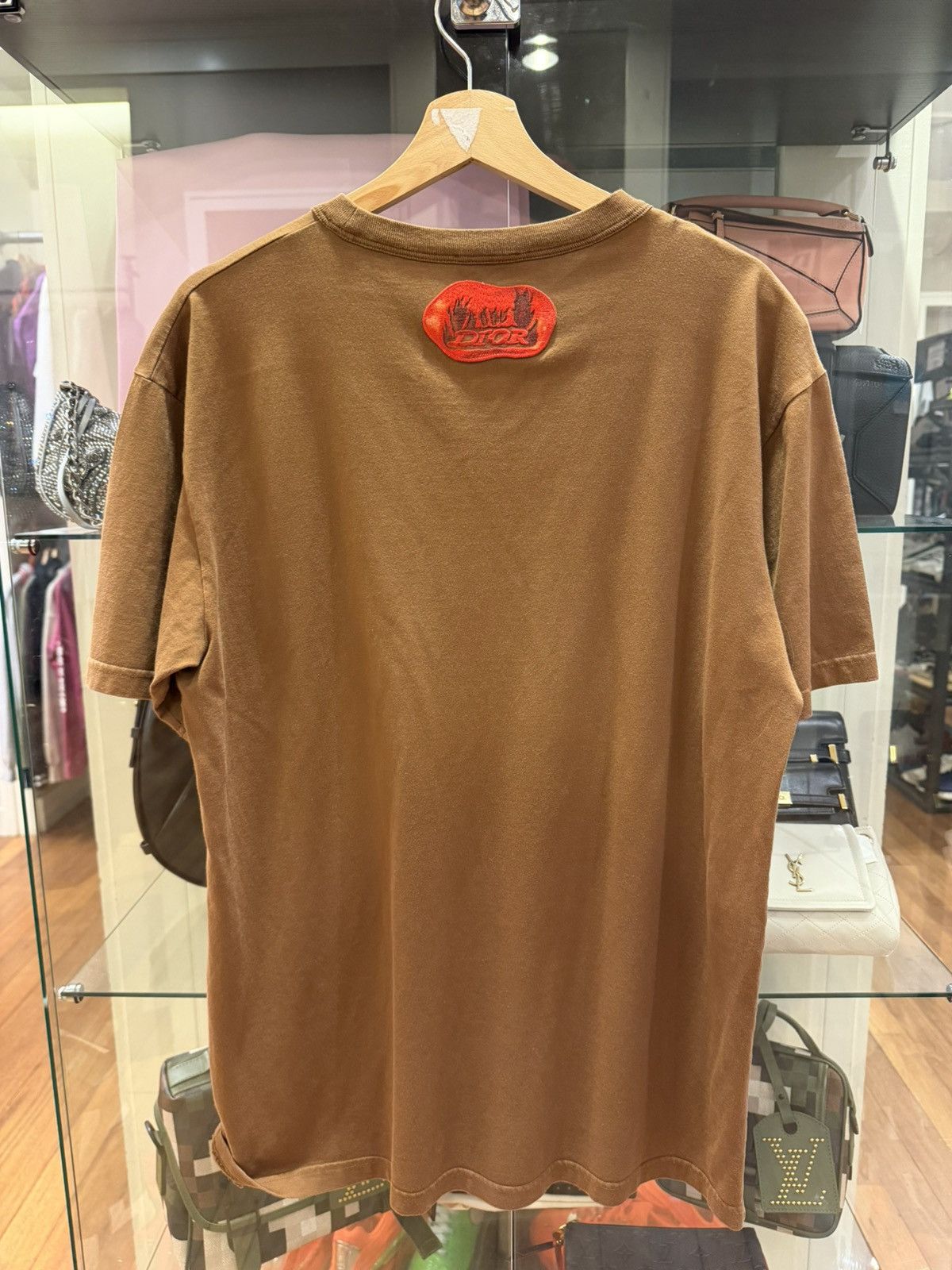 Dior × Travis Scott Dior x Cactus Jack Oversized Tee - Coffee Brown Size US M / EU 48-50 / 2 - 2 Thumbnail